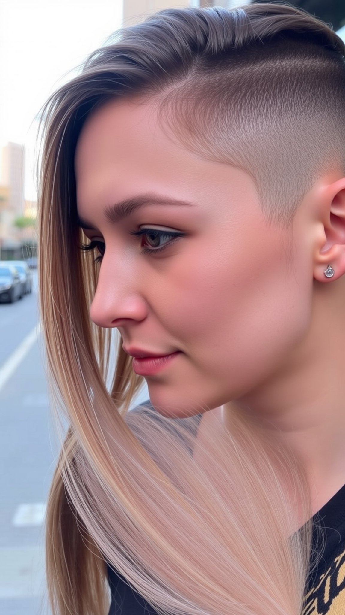 Textured Bob with Undercut