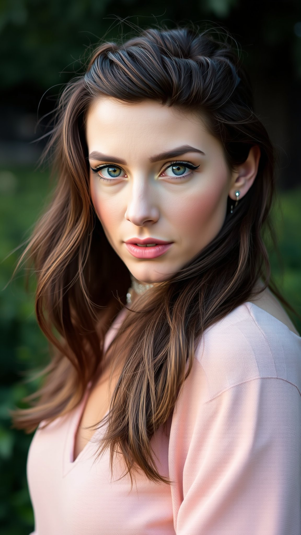 textured layers with bangs Textured Layers with Bangs