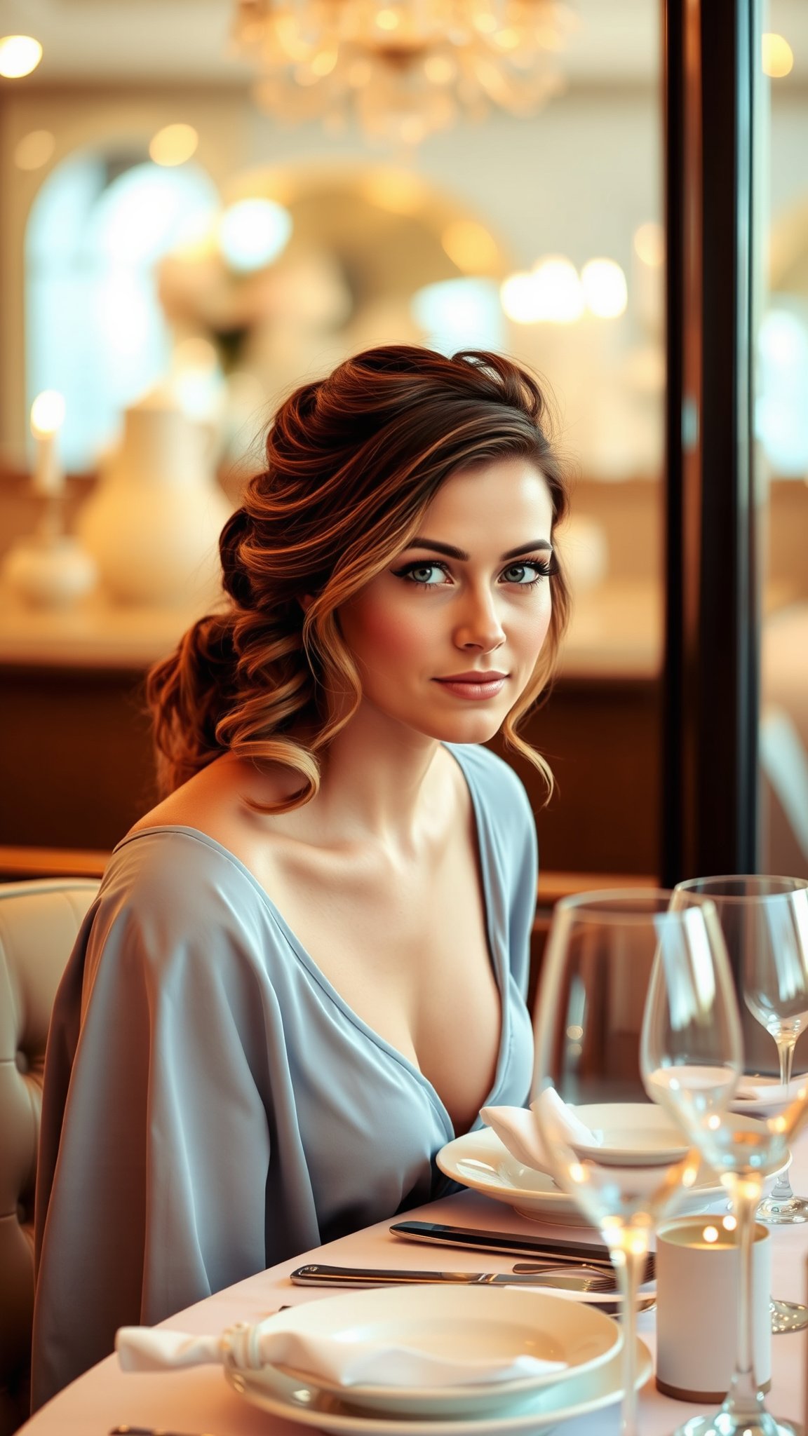 Textured Low Ponytail