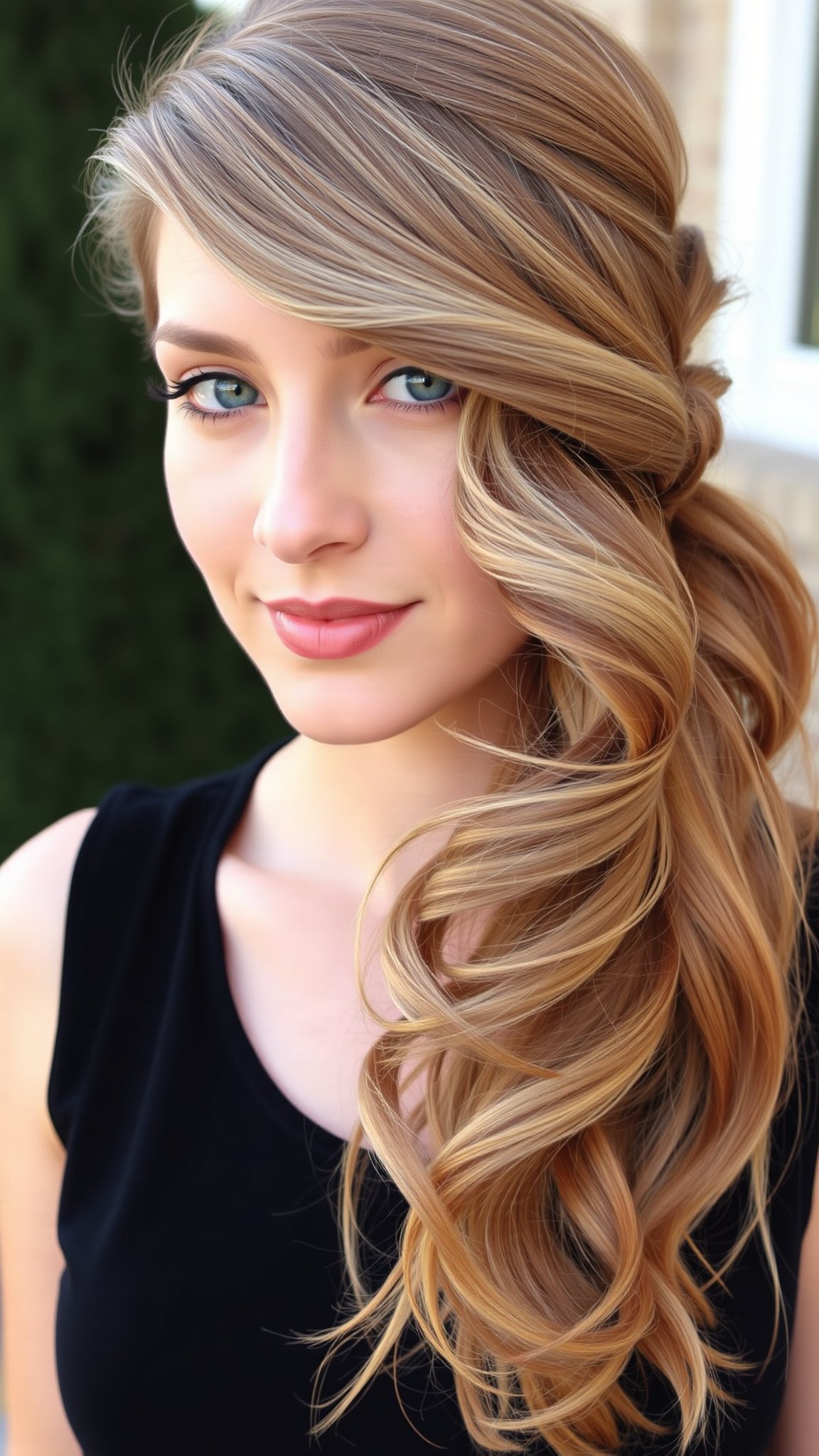 Twisted Side Ponytail