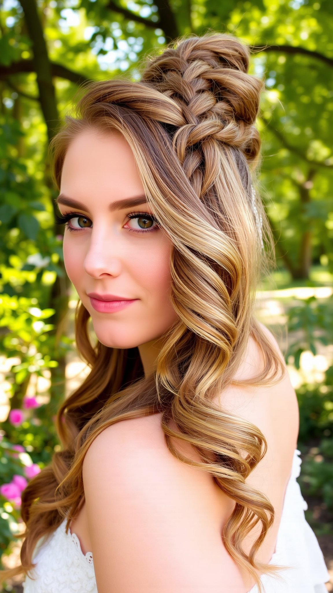 Waterfall Braided Ponytail