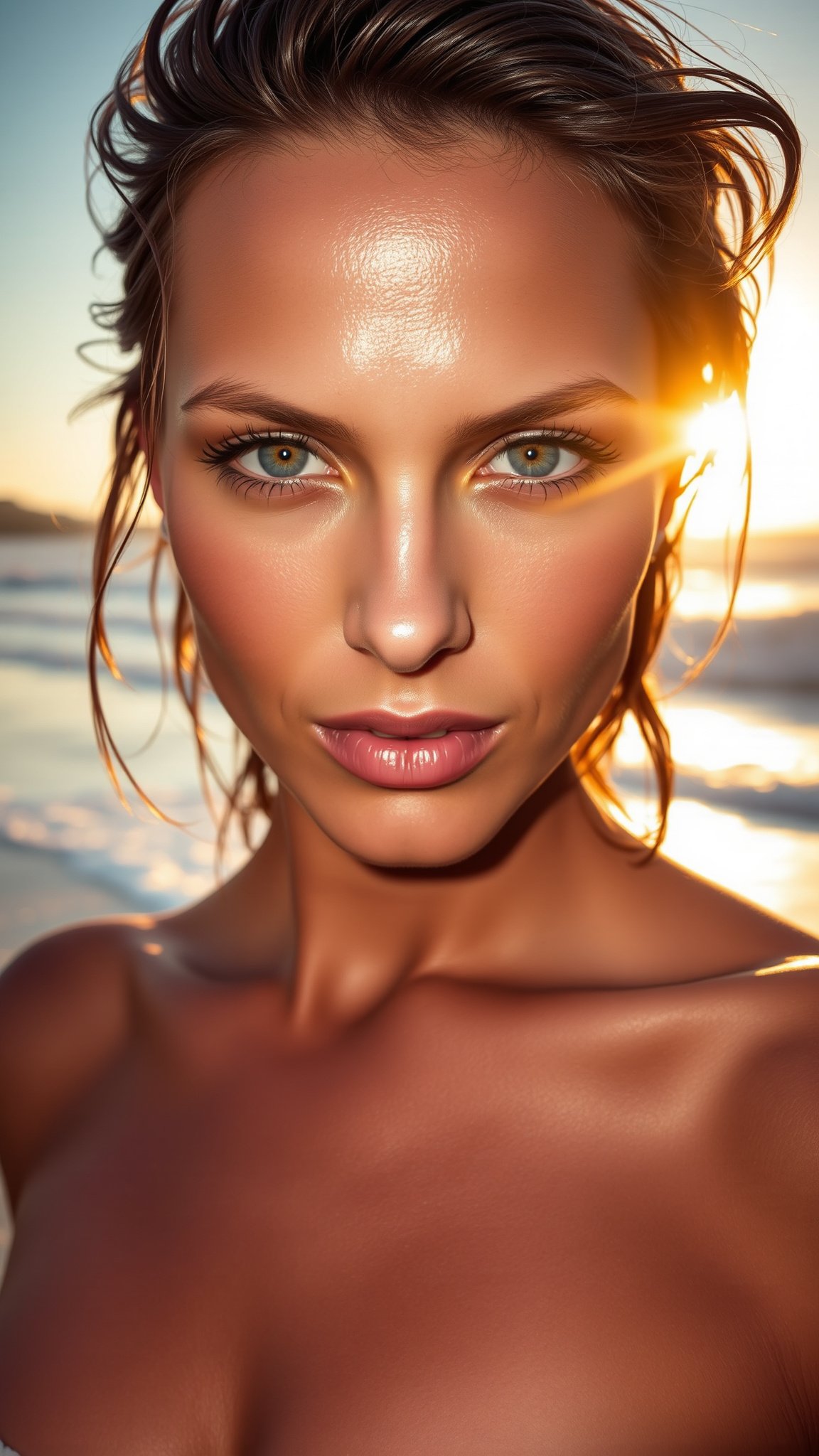 Wet-Look Beach Waves