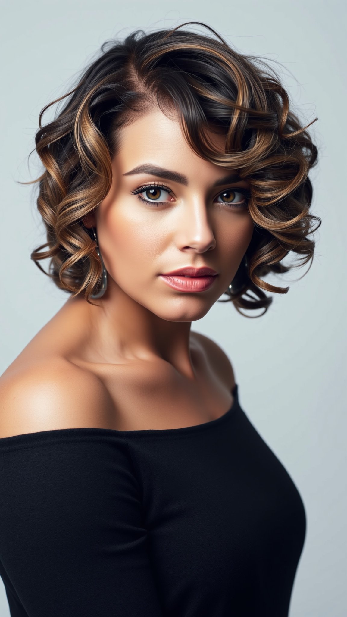 1. Curly Bob