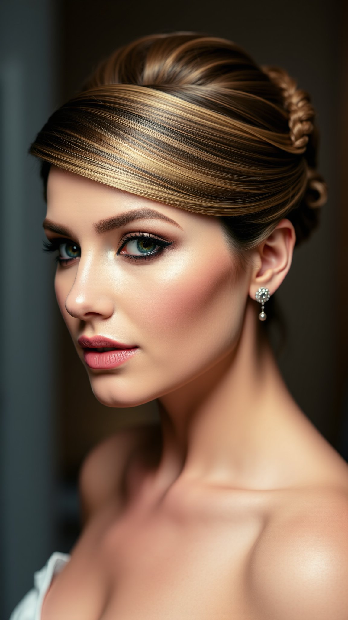 1. Elegant Updo