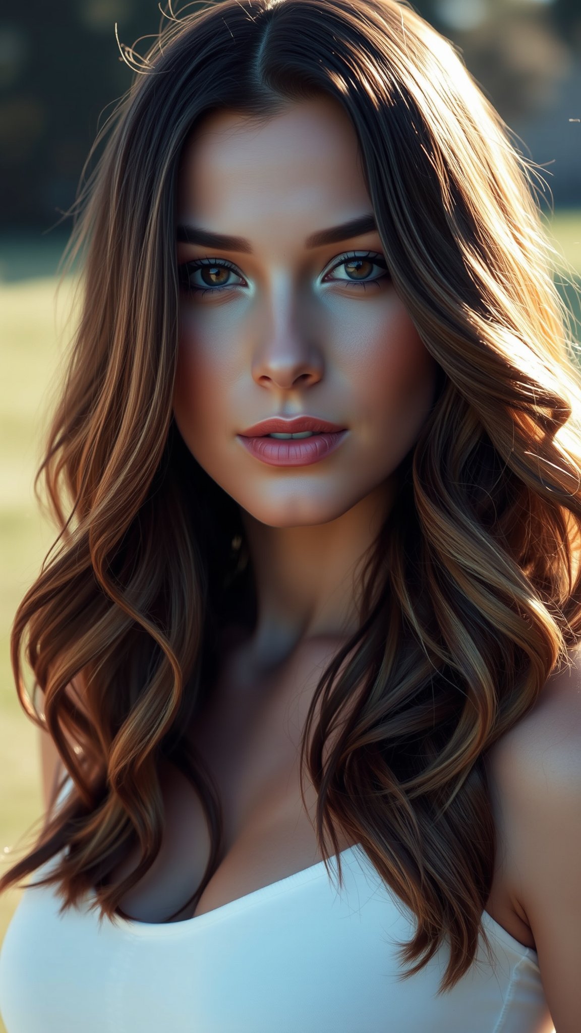 1. Glamorous Loose Waves