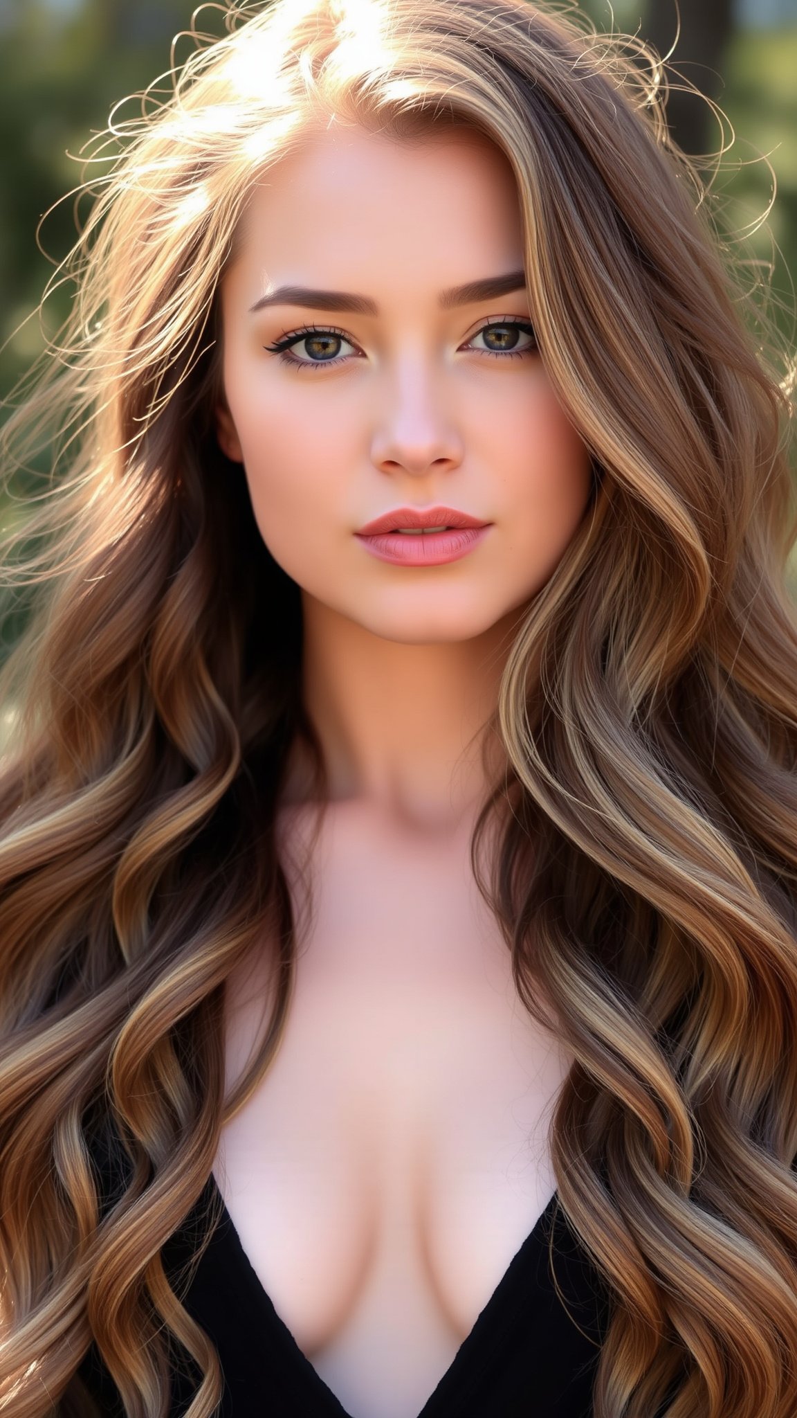 1. Glamorous Loose Waves