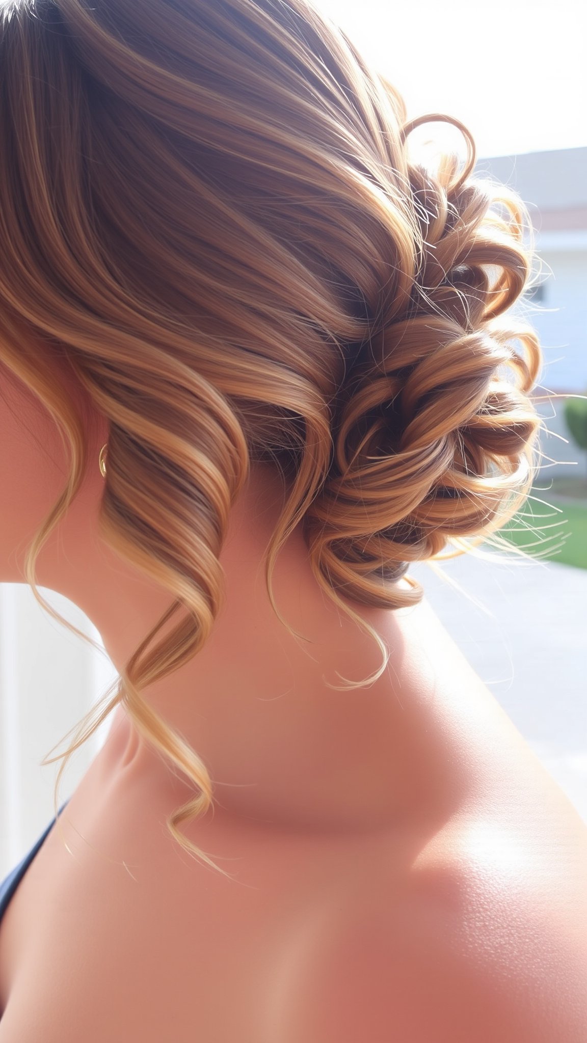 1 loose curly ponytail 1. Loose Curly Ponytail