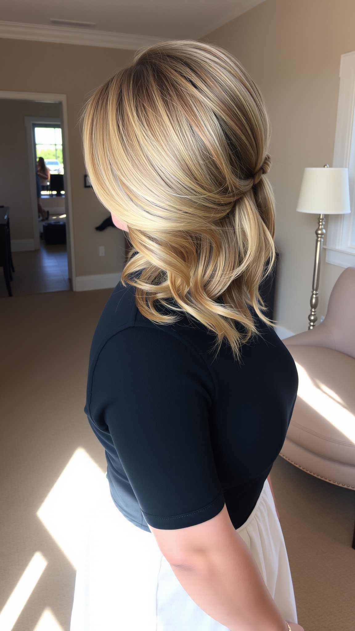 1 simple low bun 1. Simple Low Bun