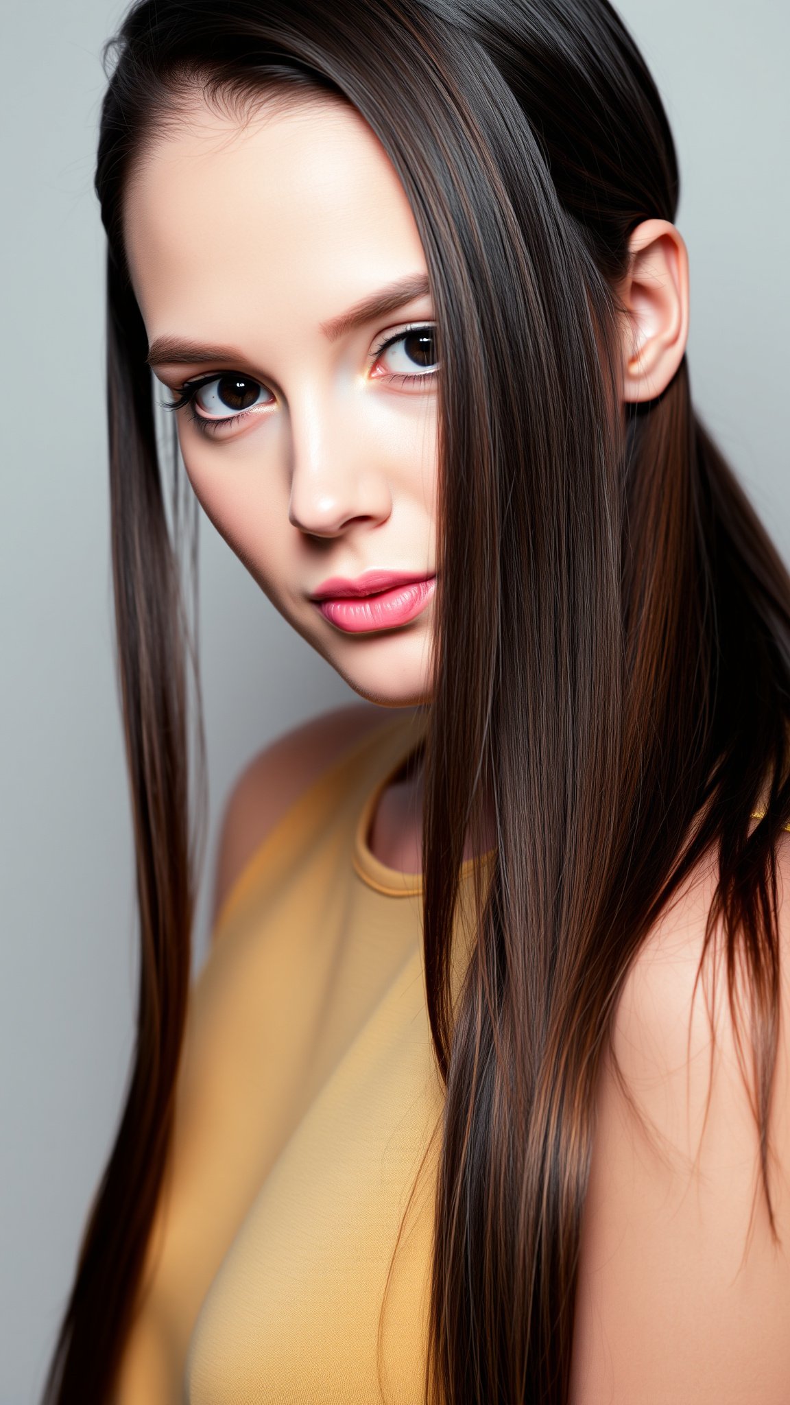 1. Sleek Low Ponytail