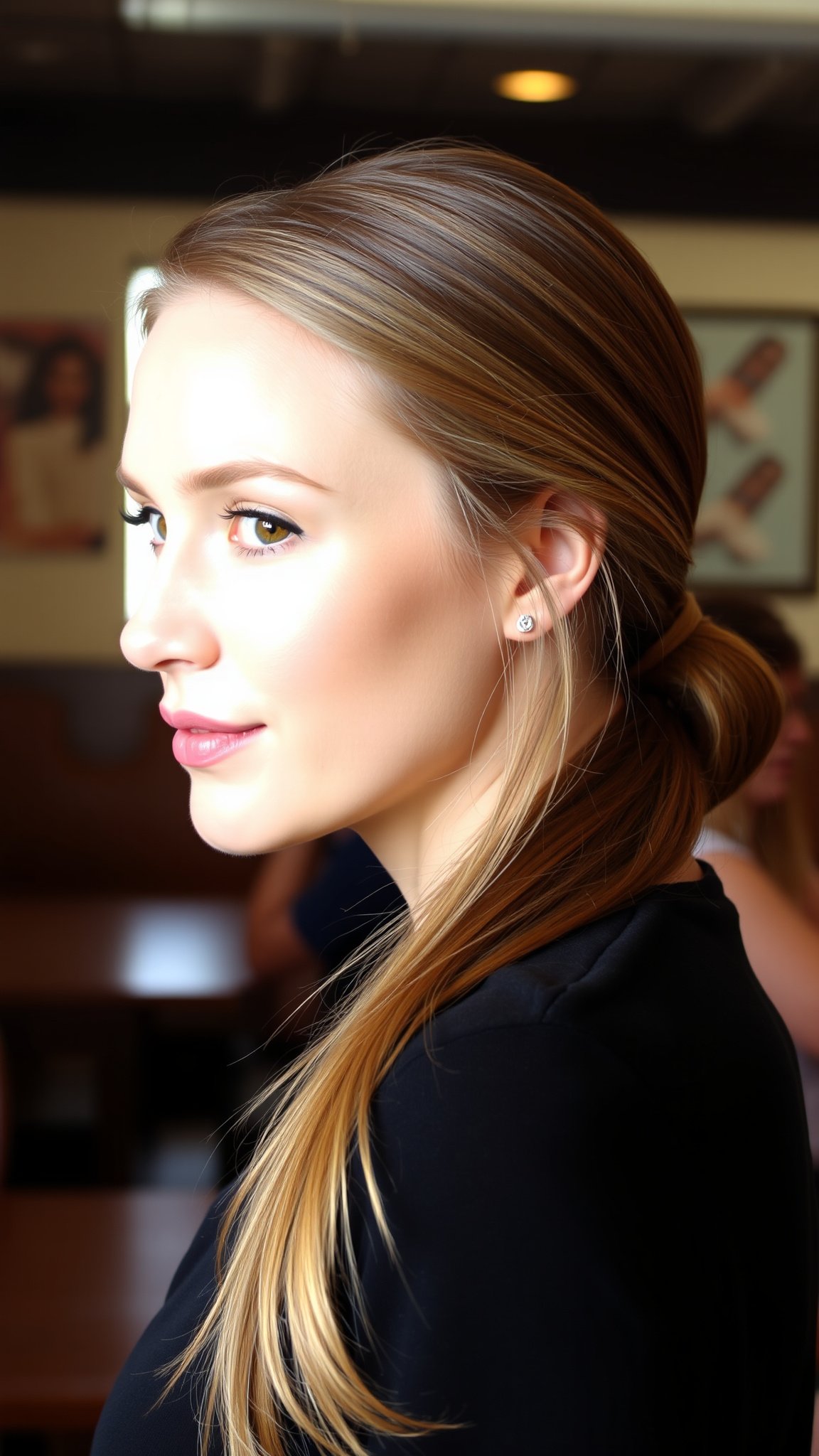 1 sleek low ponytail 7 1. Sleek Low Ponytail