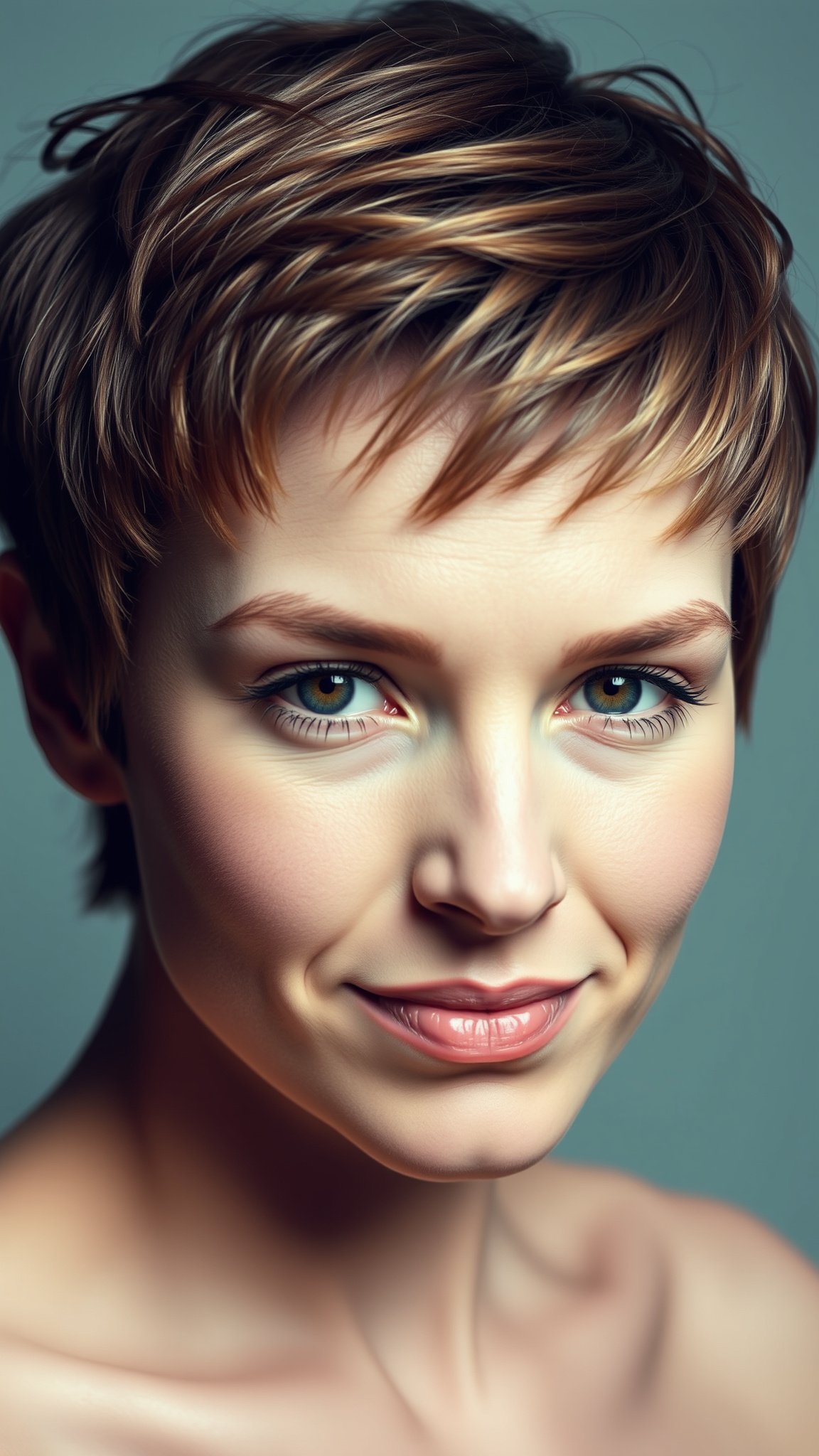 1. Textured Pixie Cut