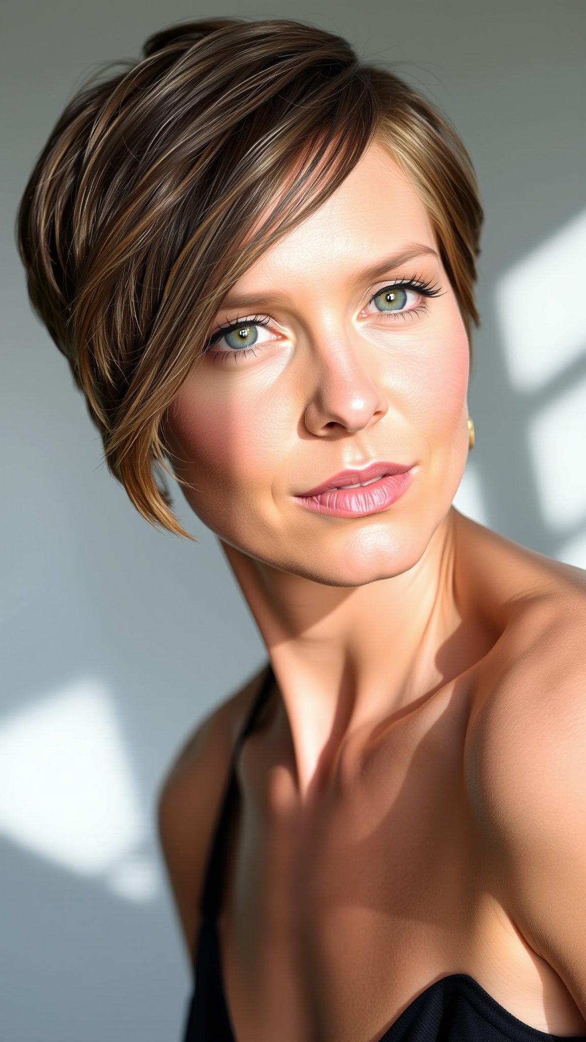 1. Textured Pixie Cut