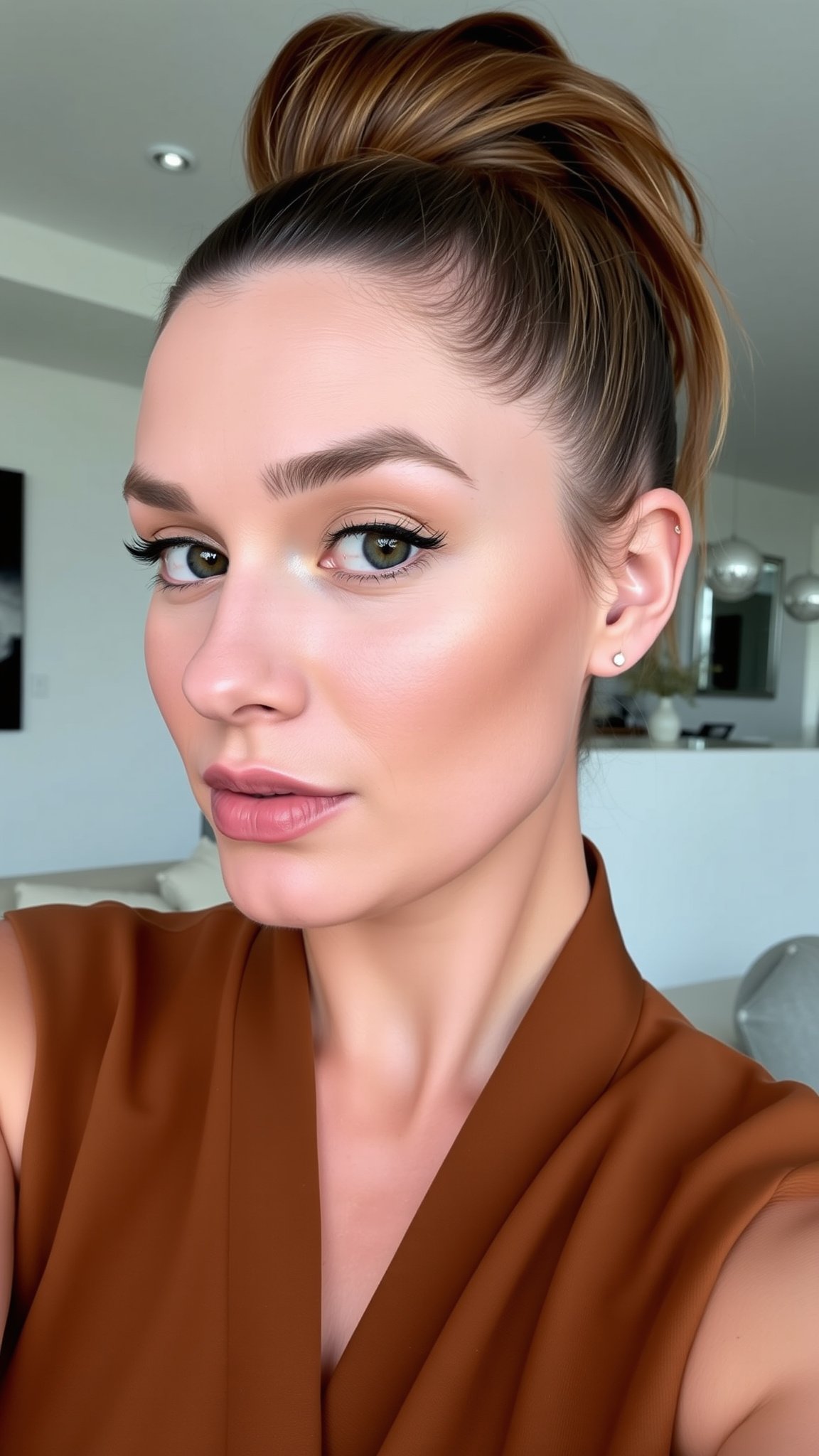 2. Chic High Ponytail