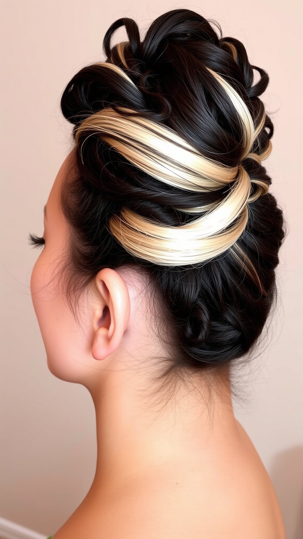 2. Curly Updo
