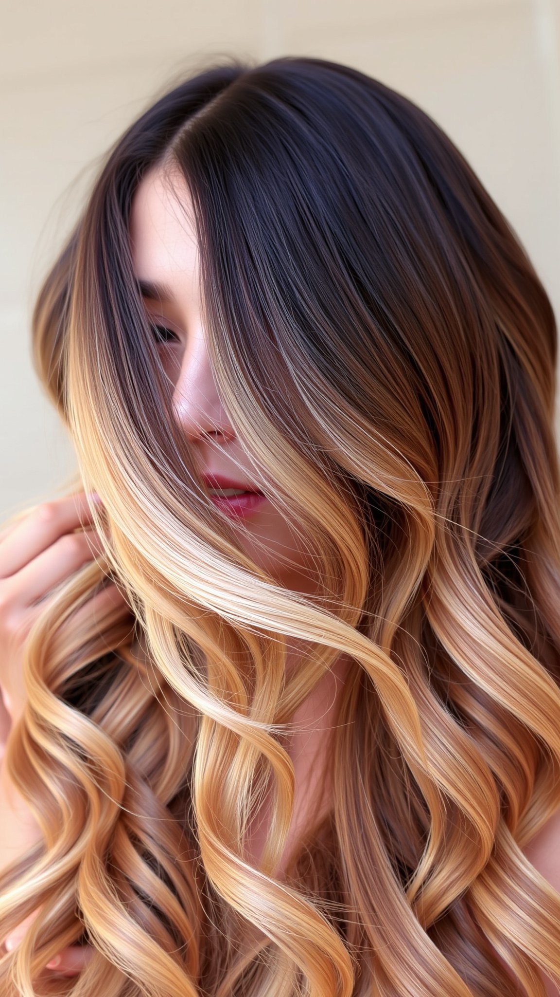 2. Long Layered Curls