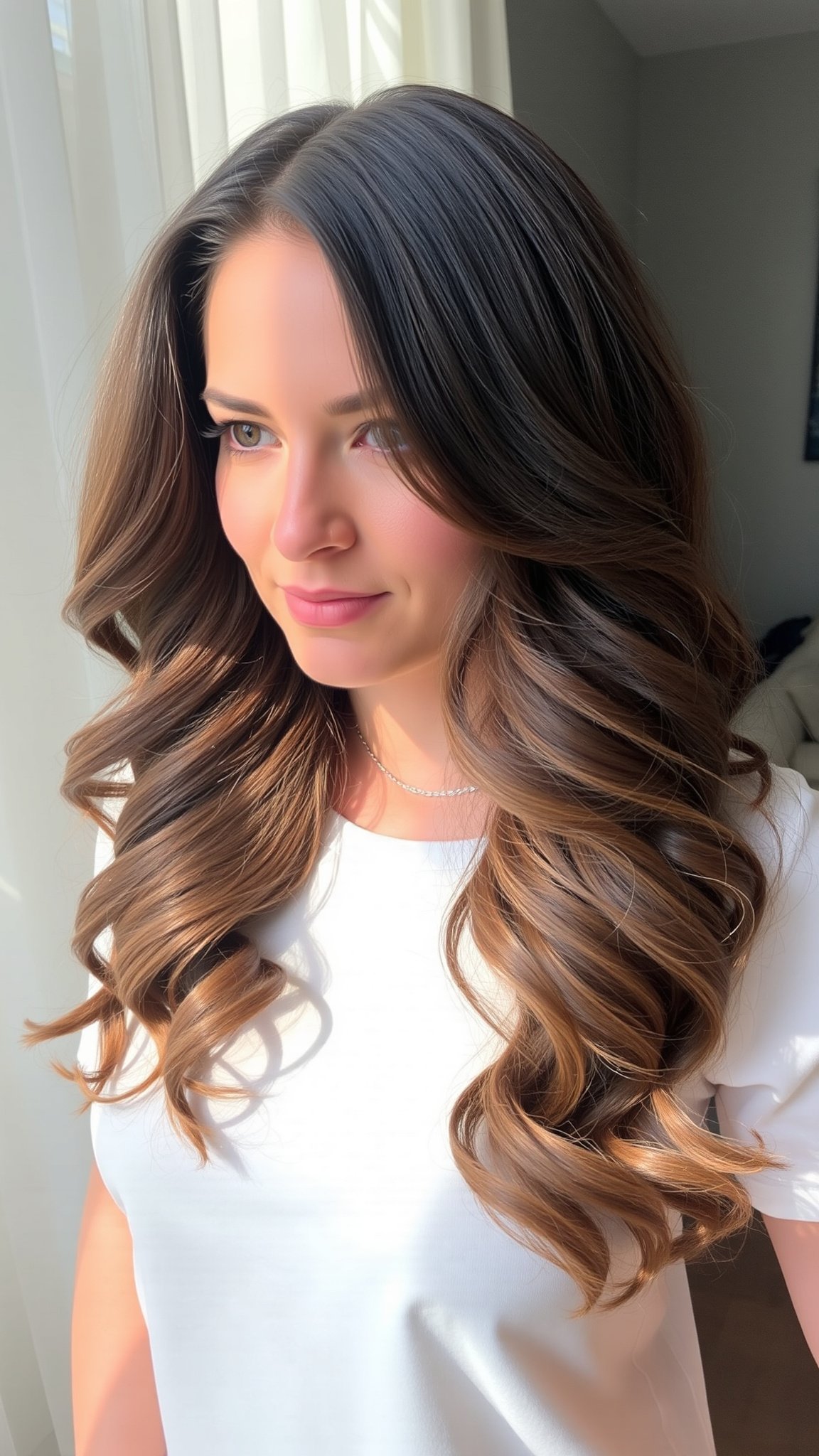 2. Long Layered Curls