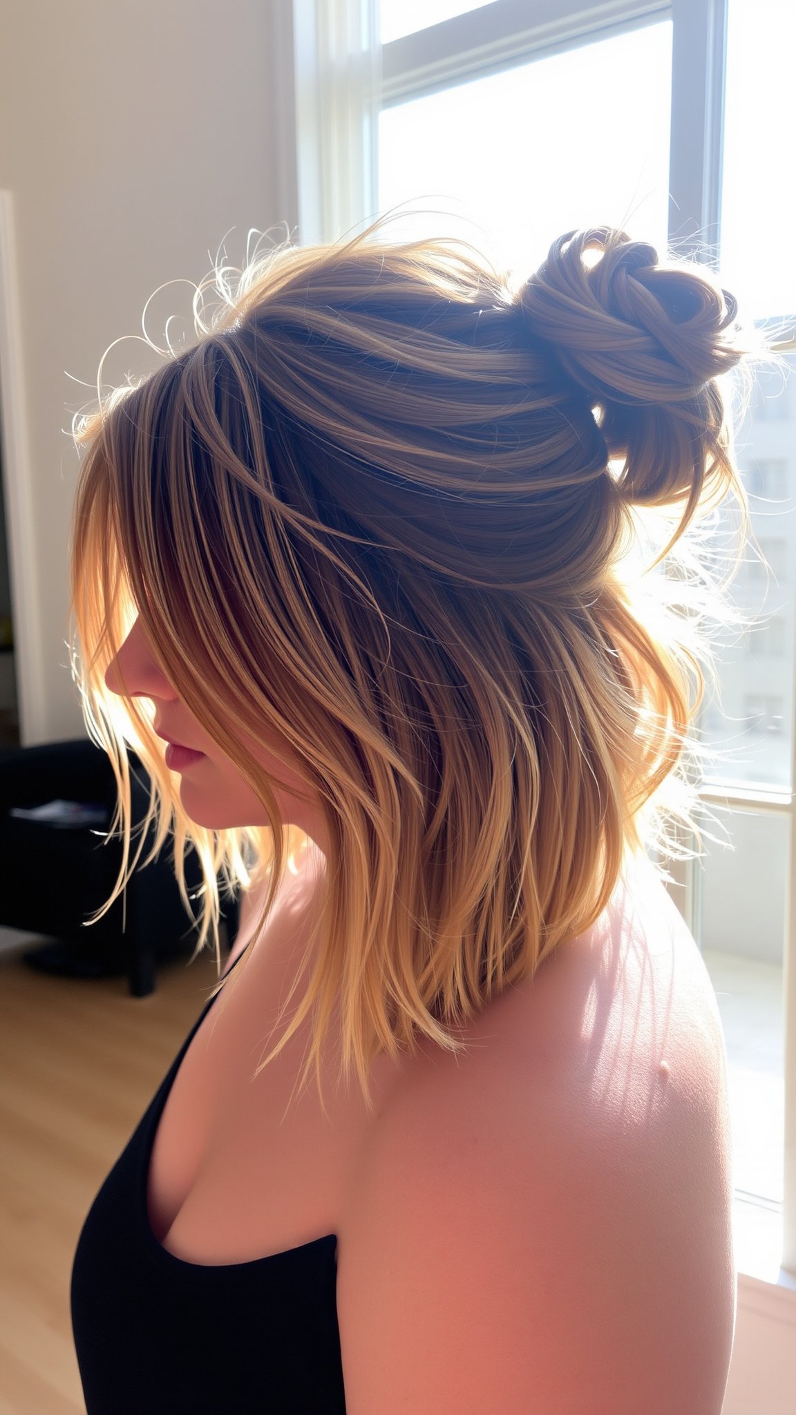 2. Messy Bun