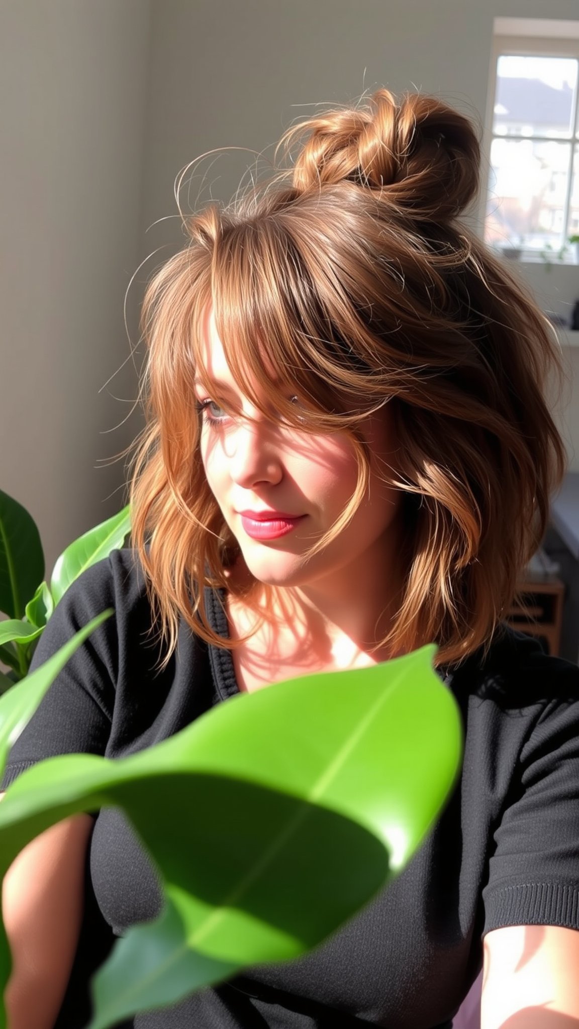 2 messy bun 3 2. Messy Bun