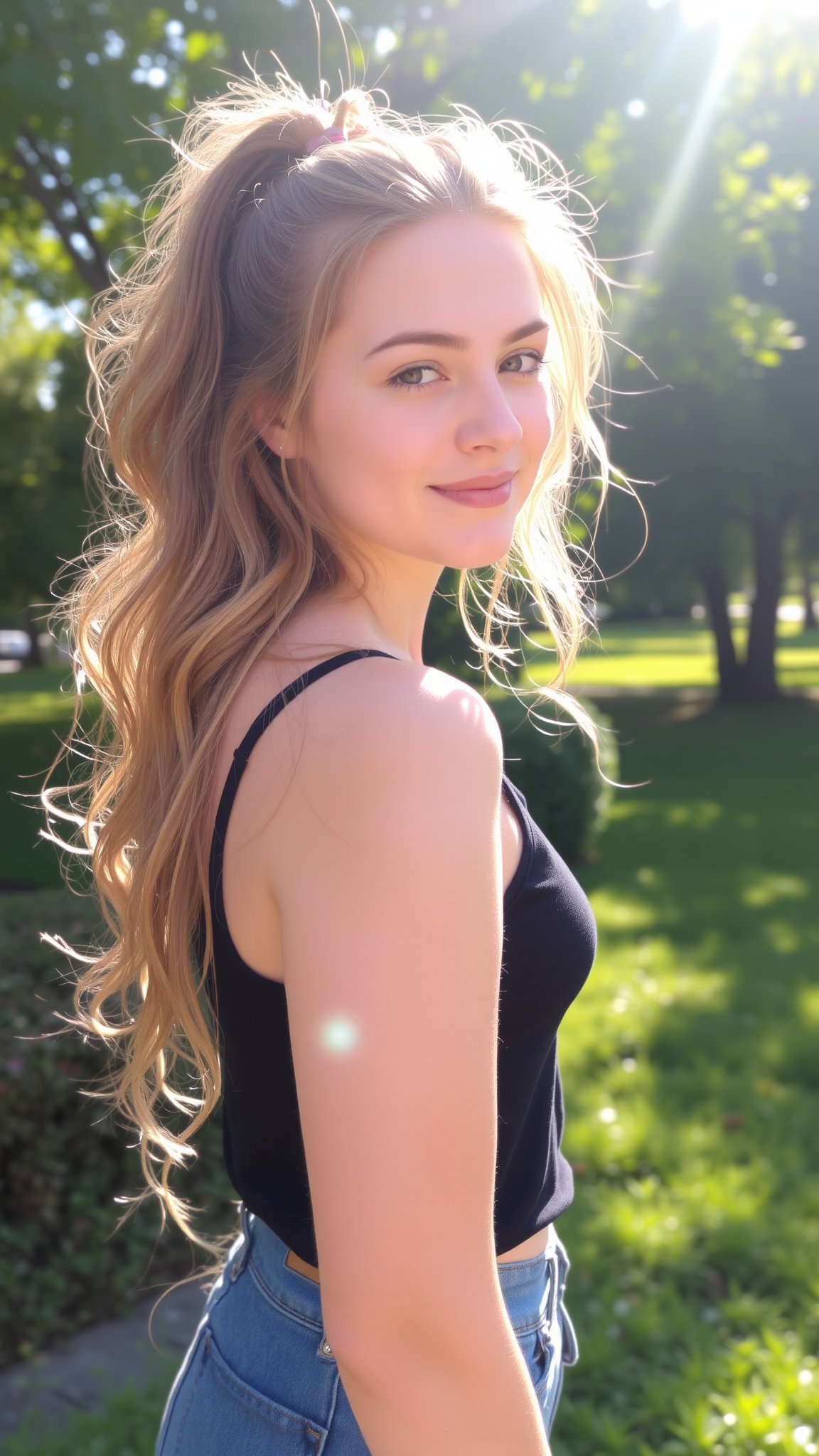 2 messy ponytail 2. Messy Ponytail