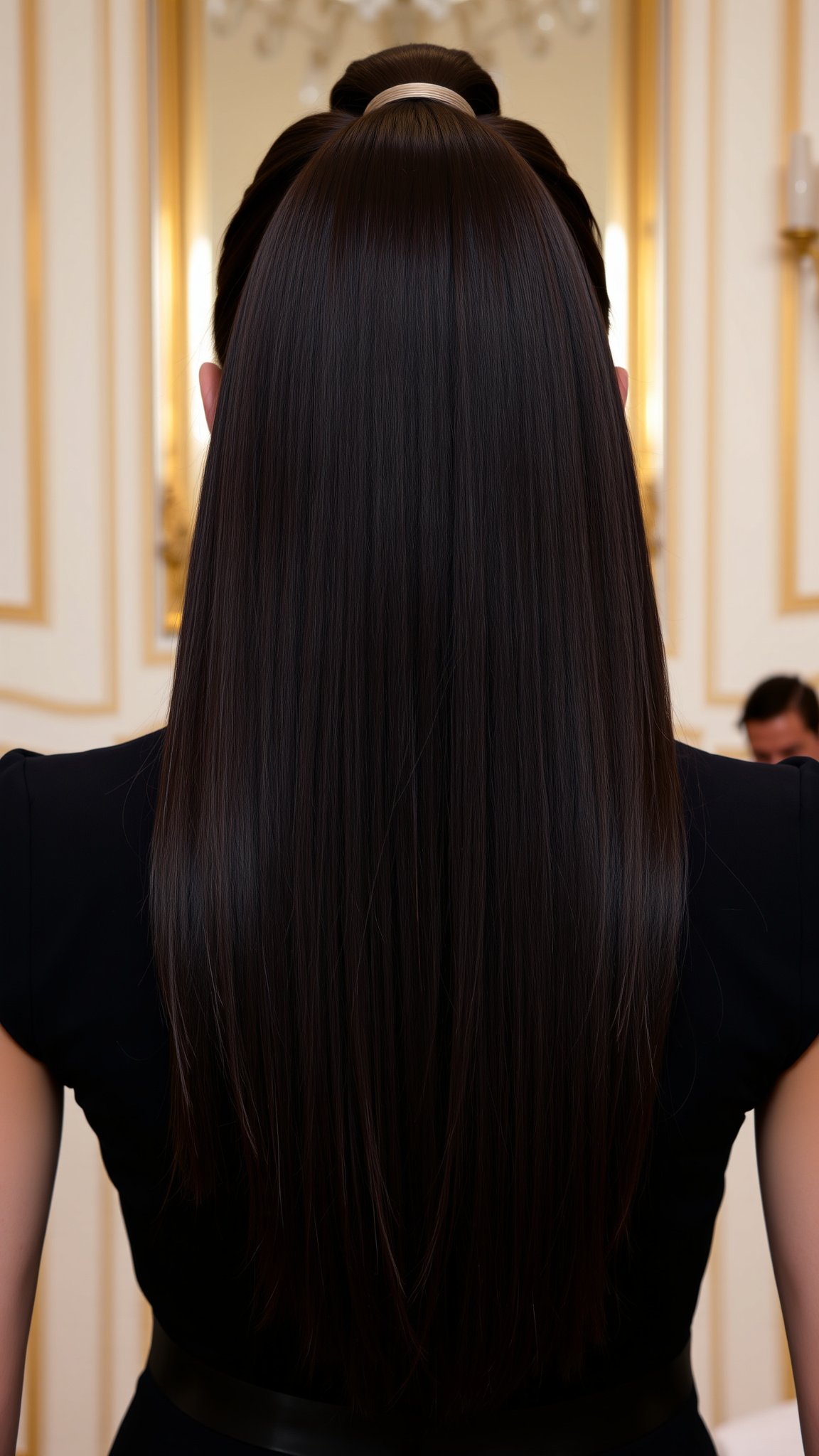 2. Sleek High Ponytail