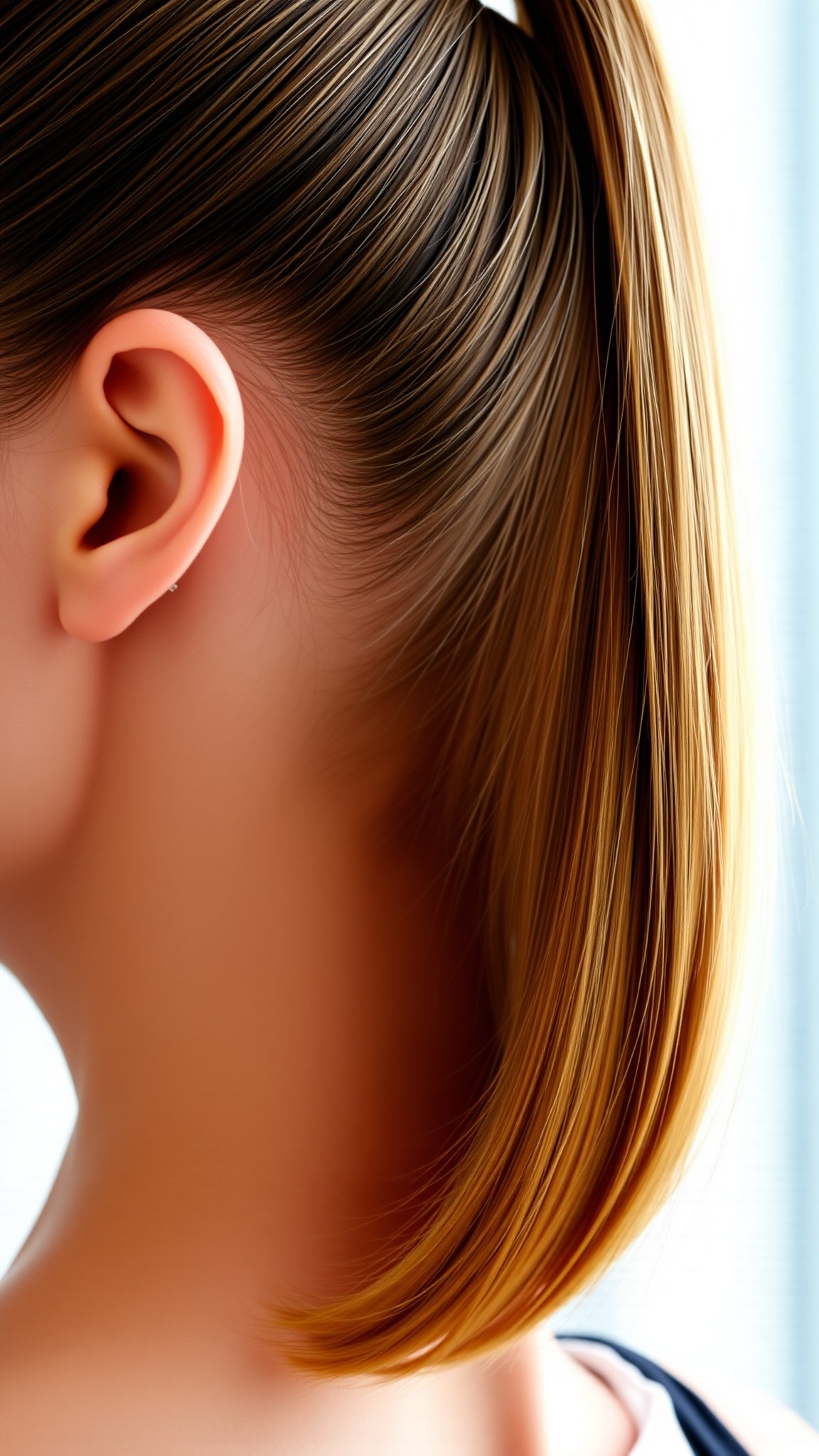 2. Sleek High Ponytail