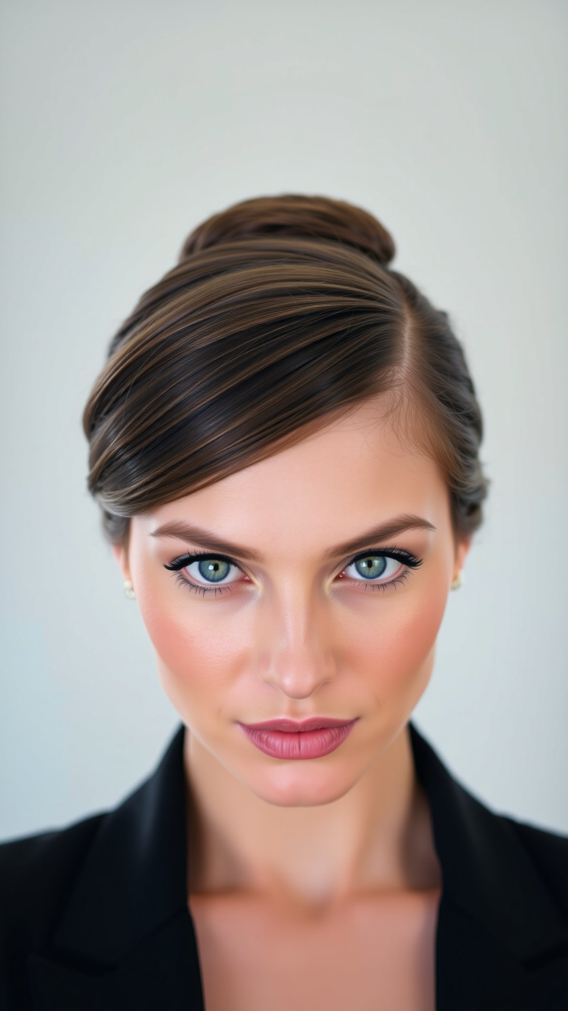 2. Sleek Low Bun