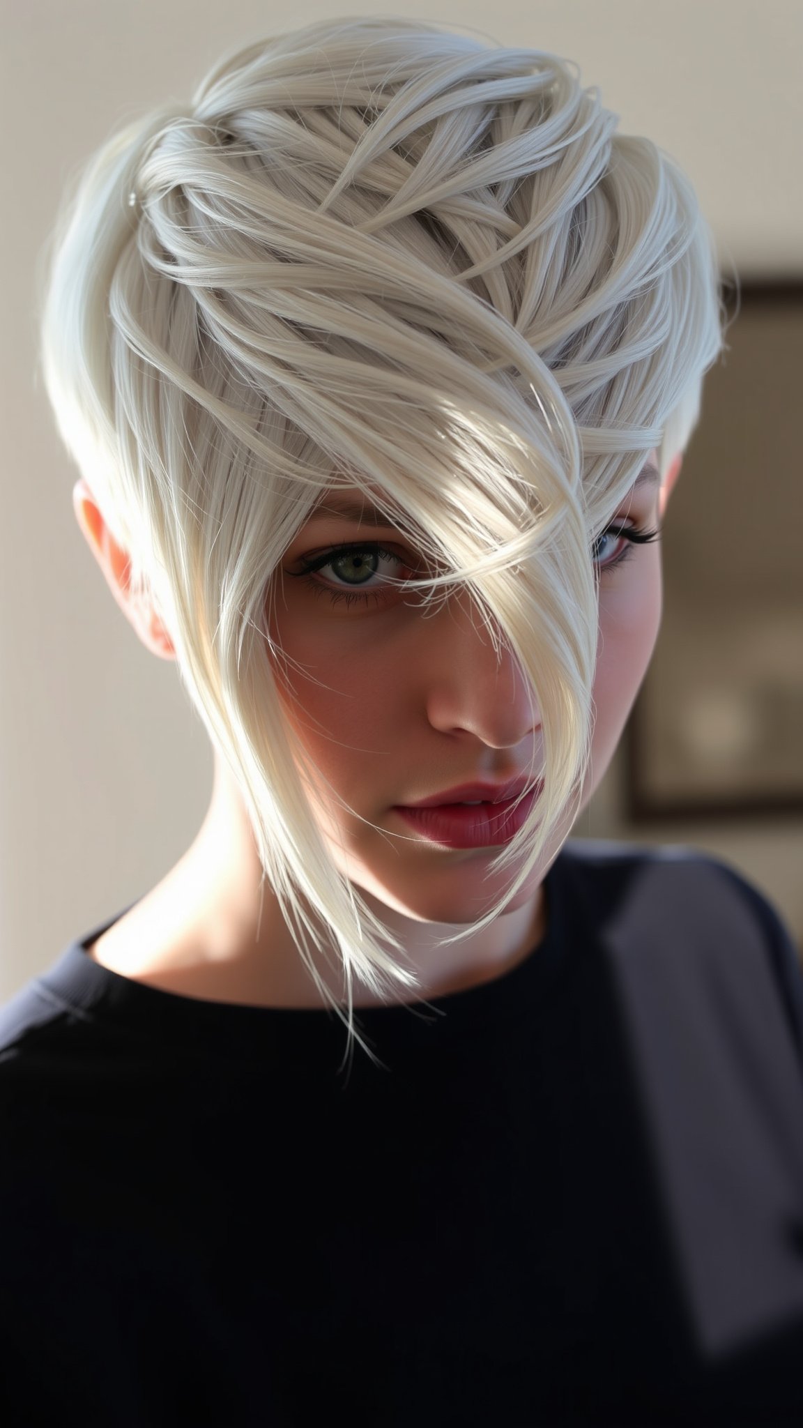 2. Textured Pixie Cut