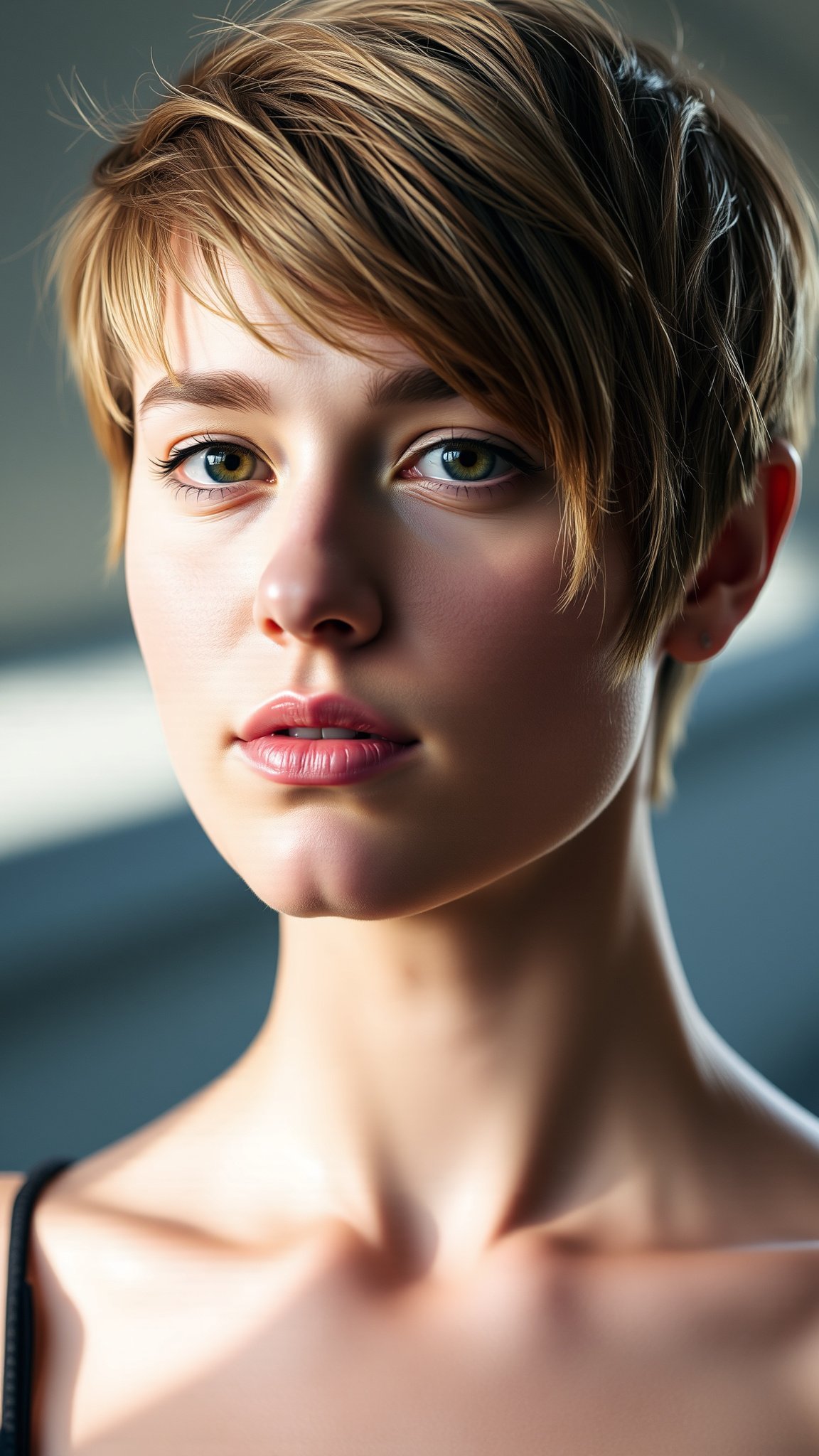 2. Textured Pixie Cut