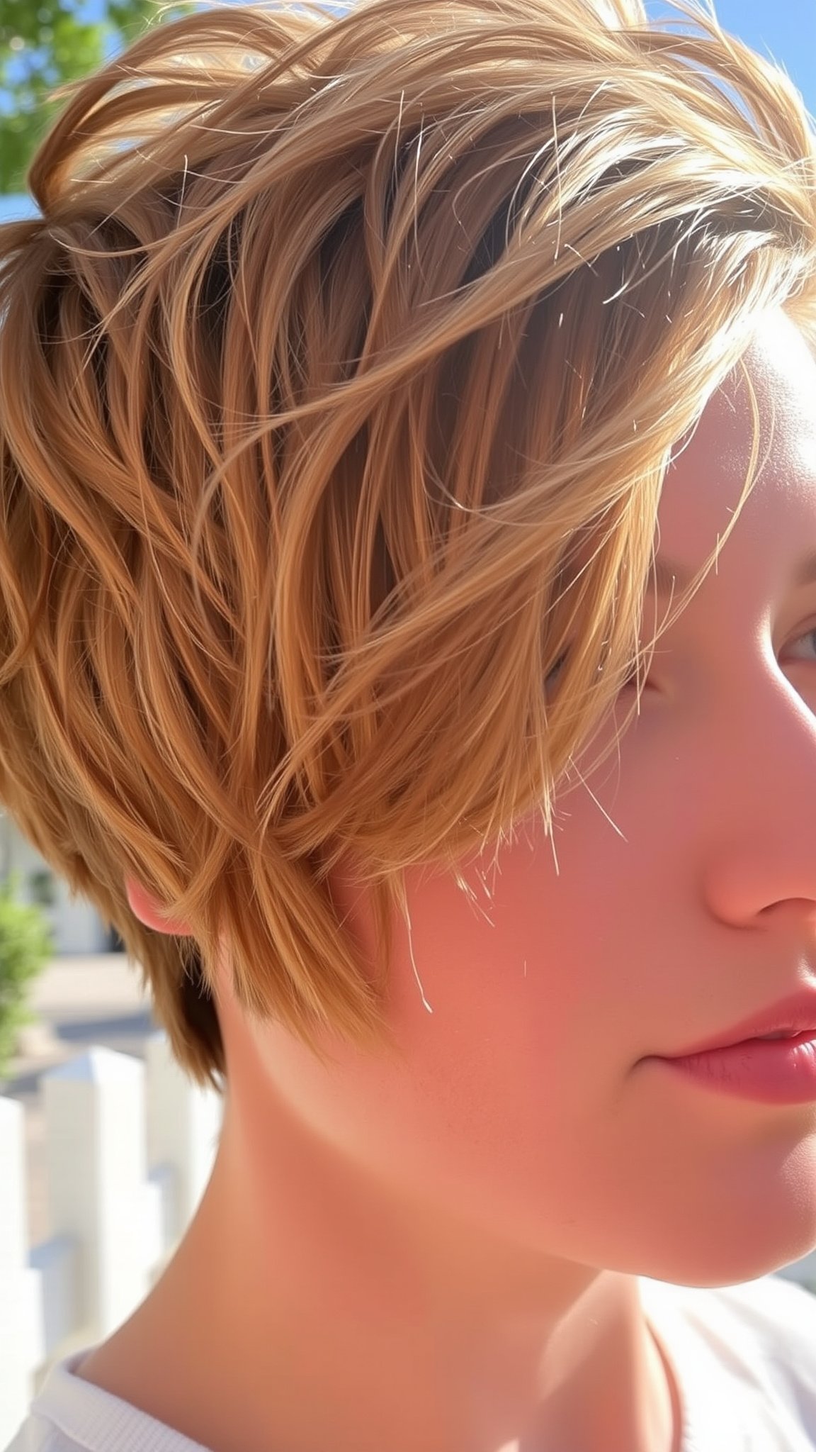 2. Textured Pixie Cut