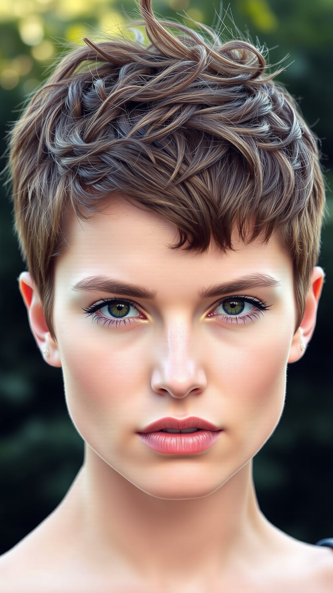 2. Textured Pixie Cut