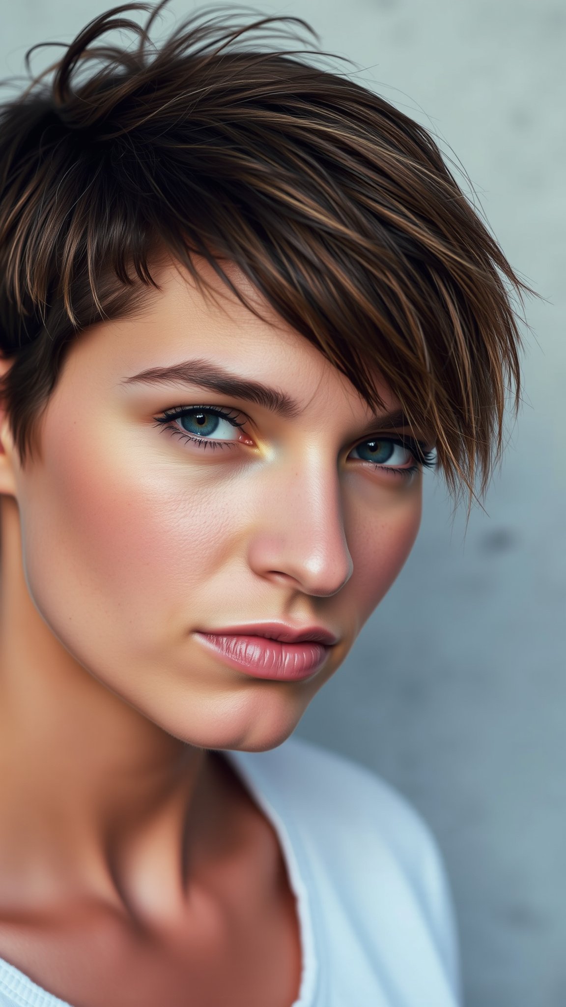 2. Textured Pixie Cut