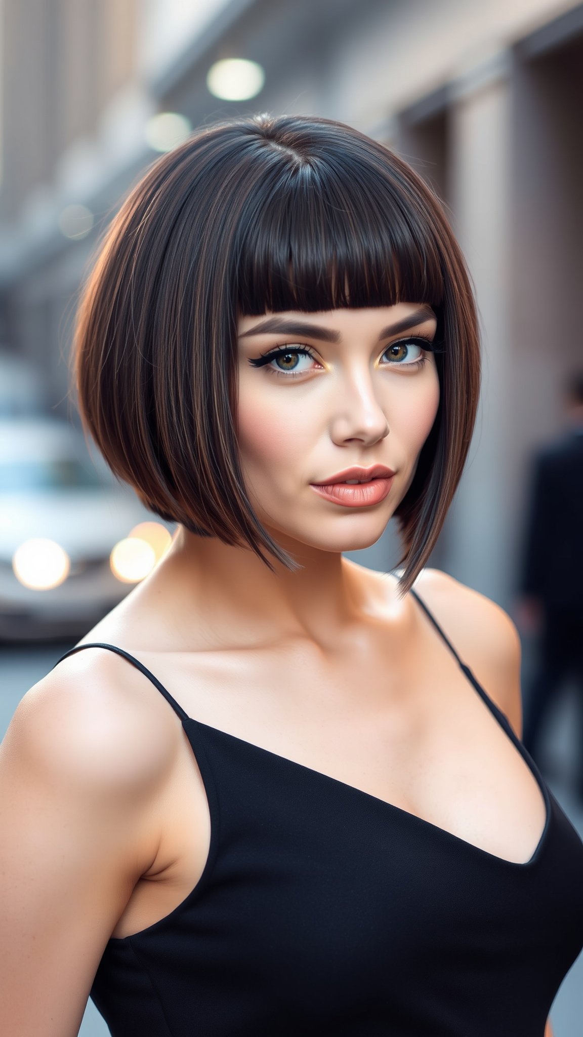3. Blunt Cut Bob