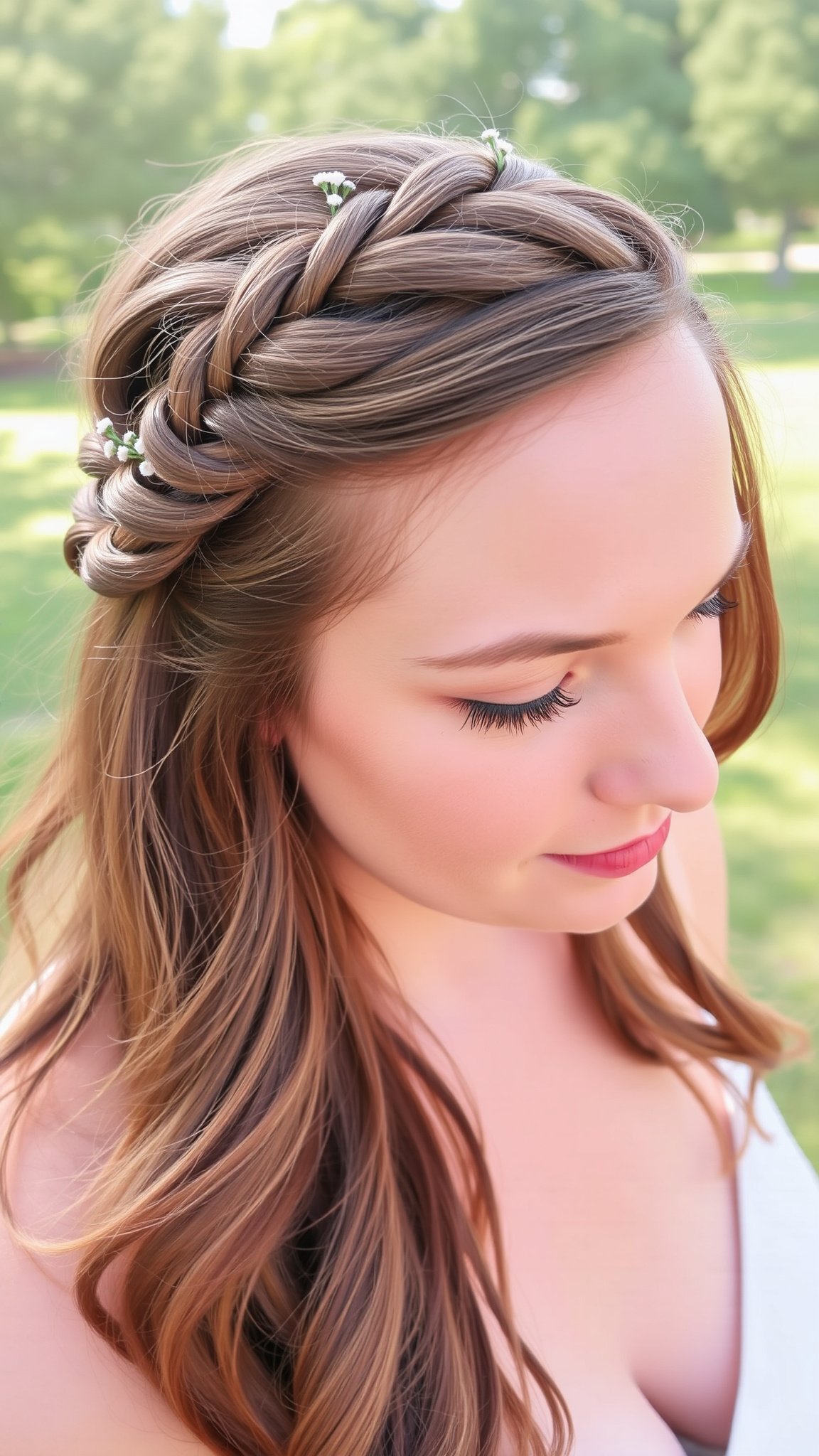 3 braided crown 3 3. Braided Crown