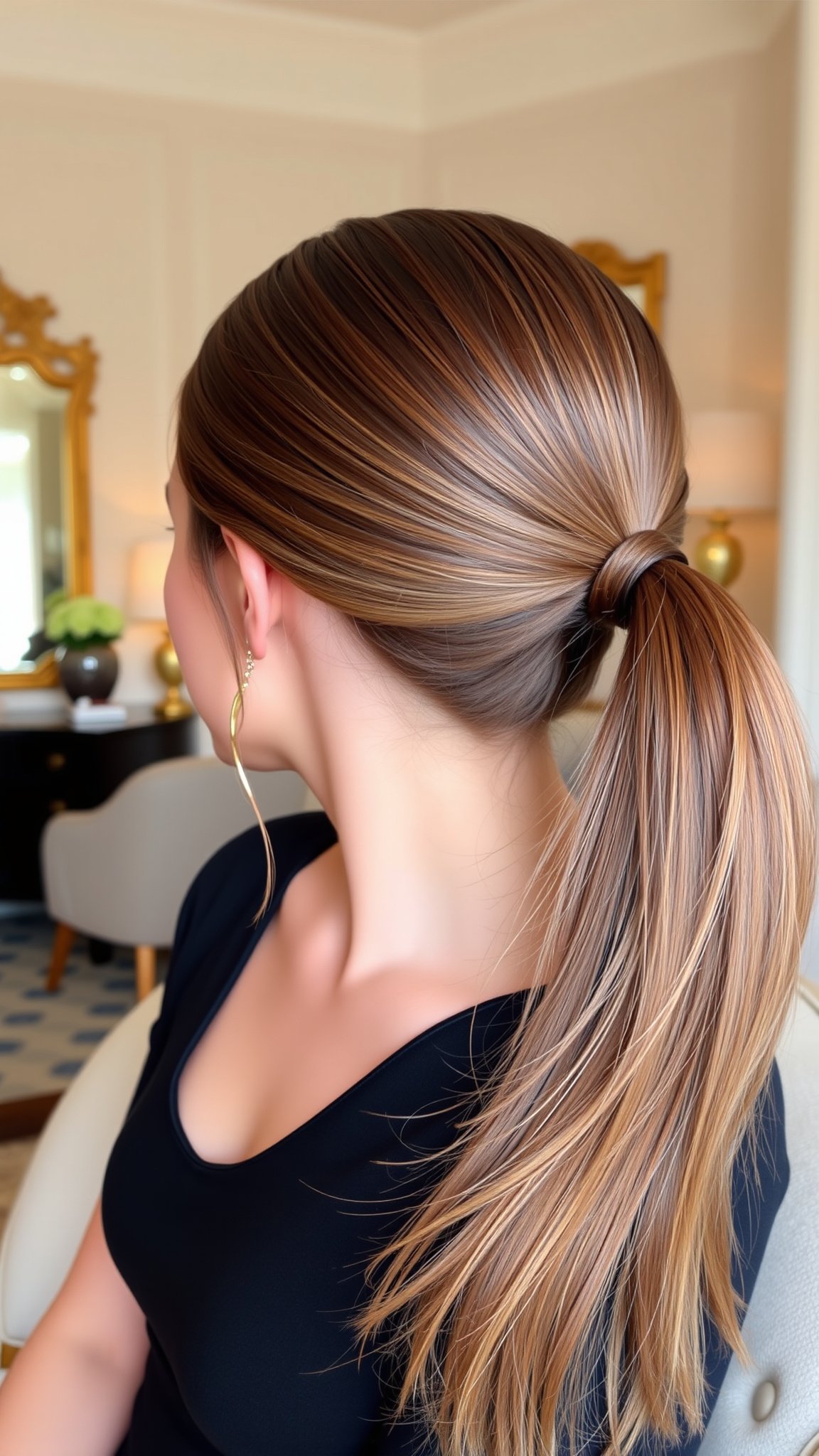 3. Classic Ponytail