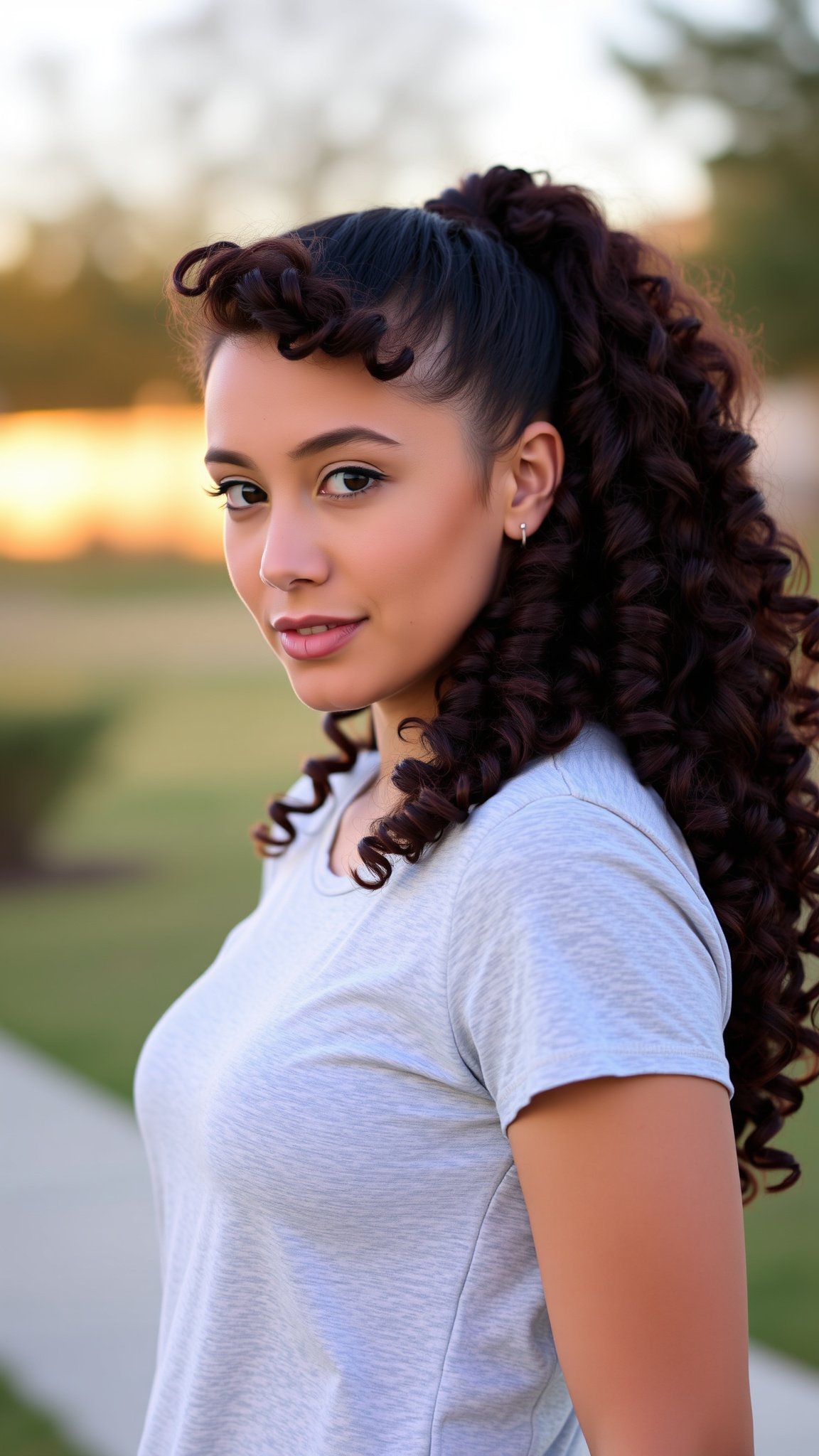 3 curly ponytail 1 3. Curly Ponytail