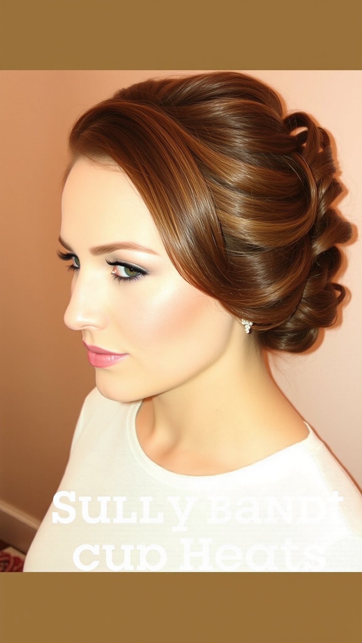3. Curly Updo