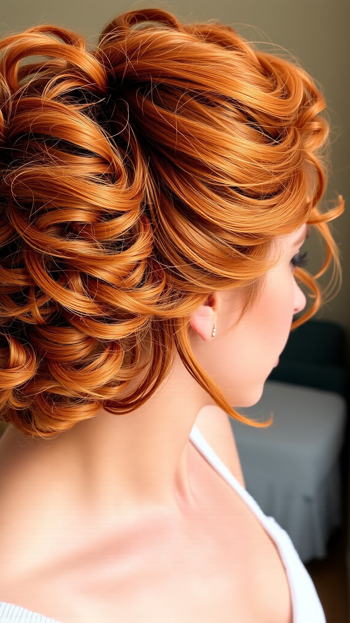3. Curly Updo