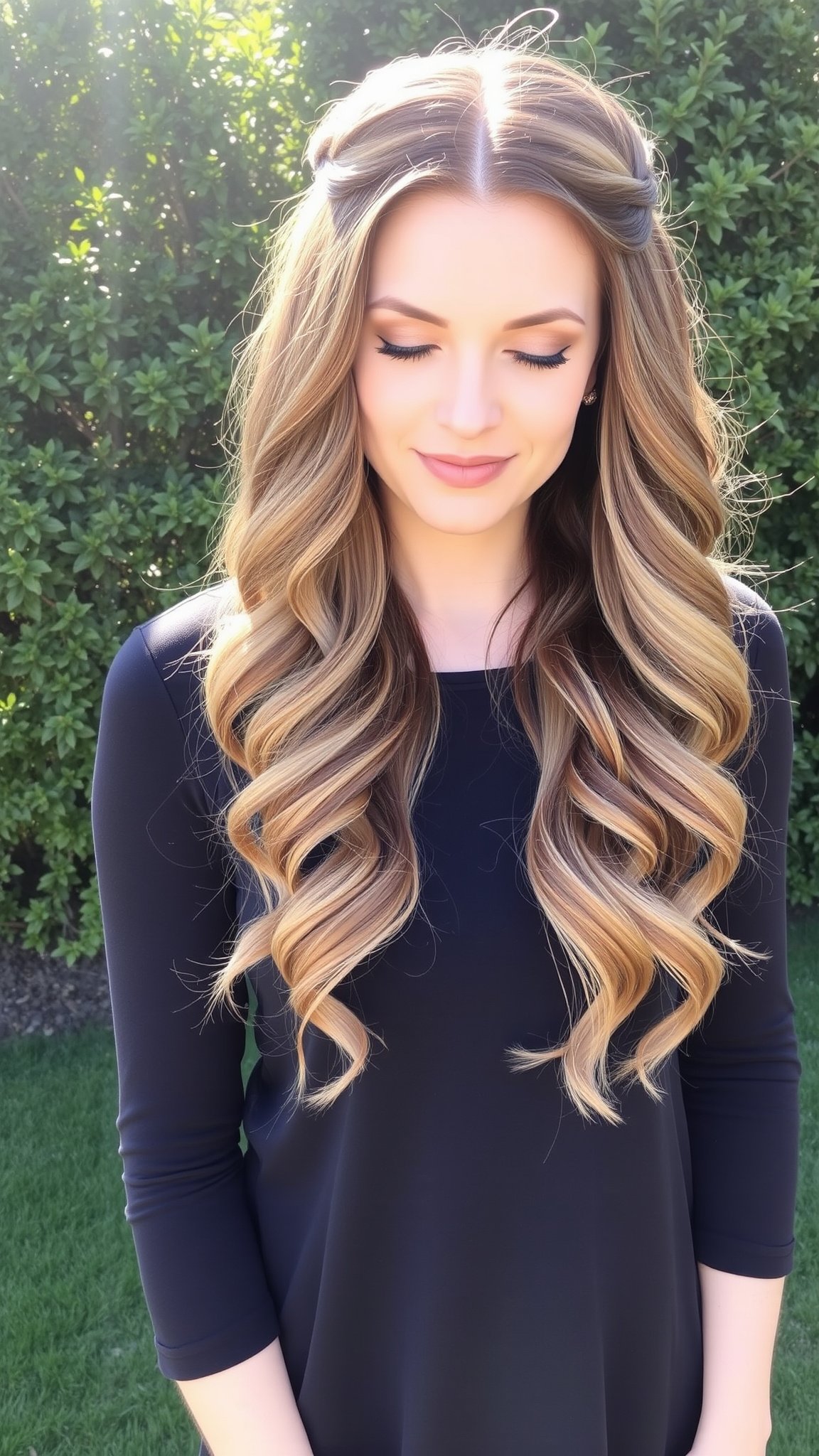 3. Half-Up Half-Down