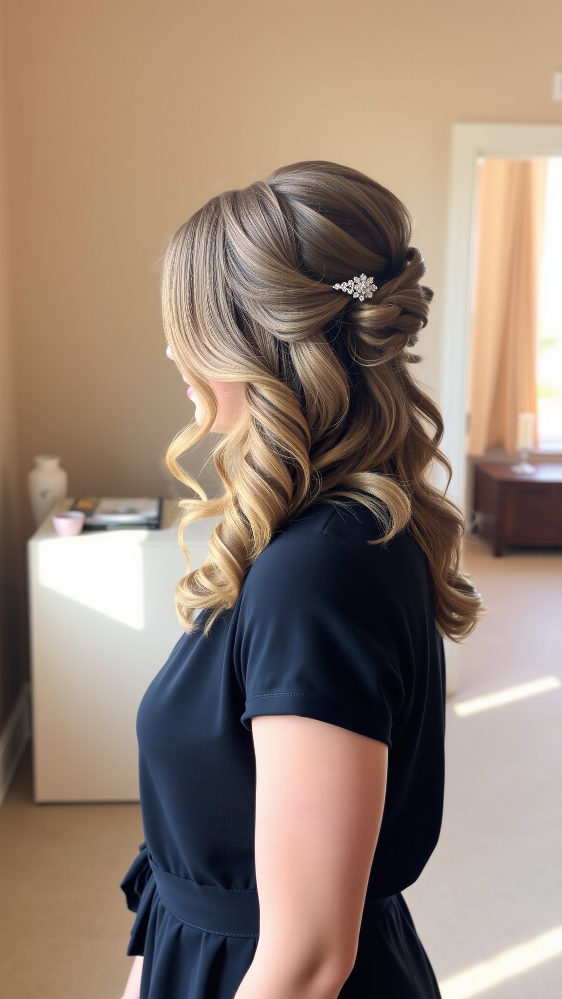 3. Half-Up Half-Down