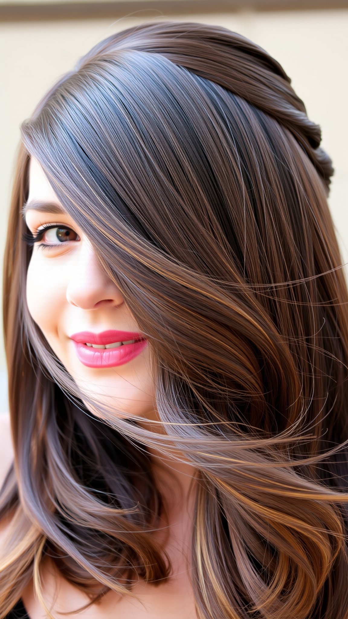 3 half up half down twist 1 3. Half-Up, Half-Down Twist