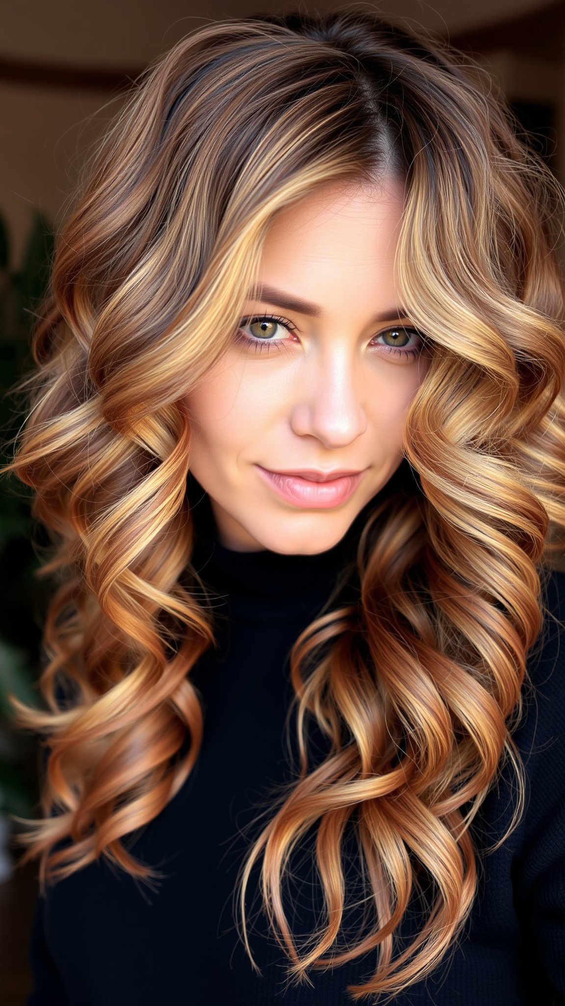 3. Layered Curly Hair