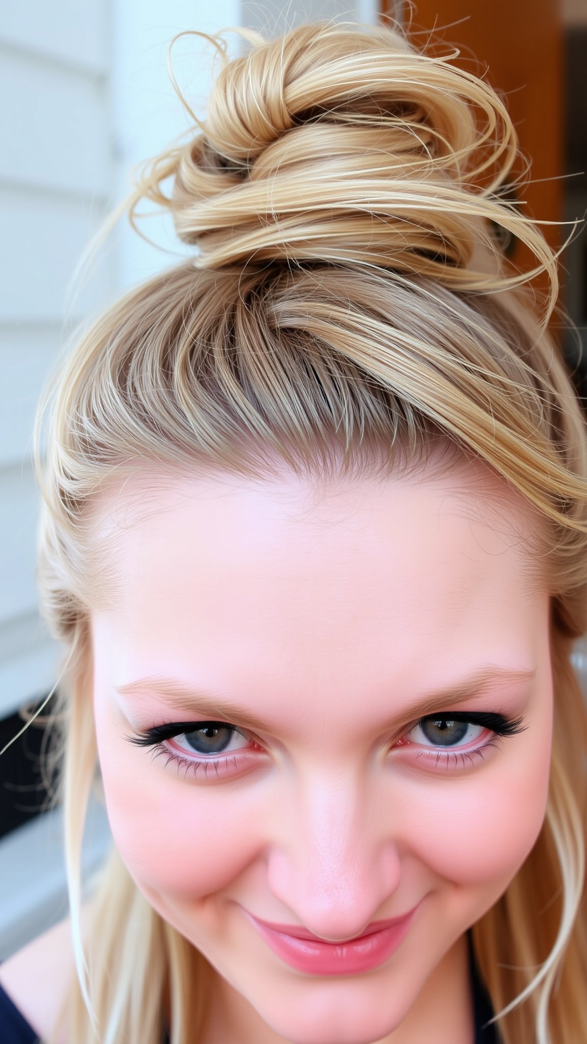 3. Messy Top Knot