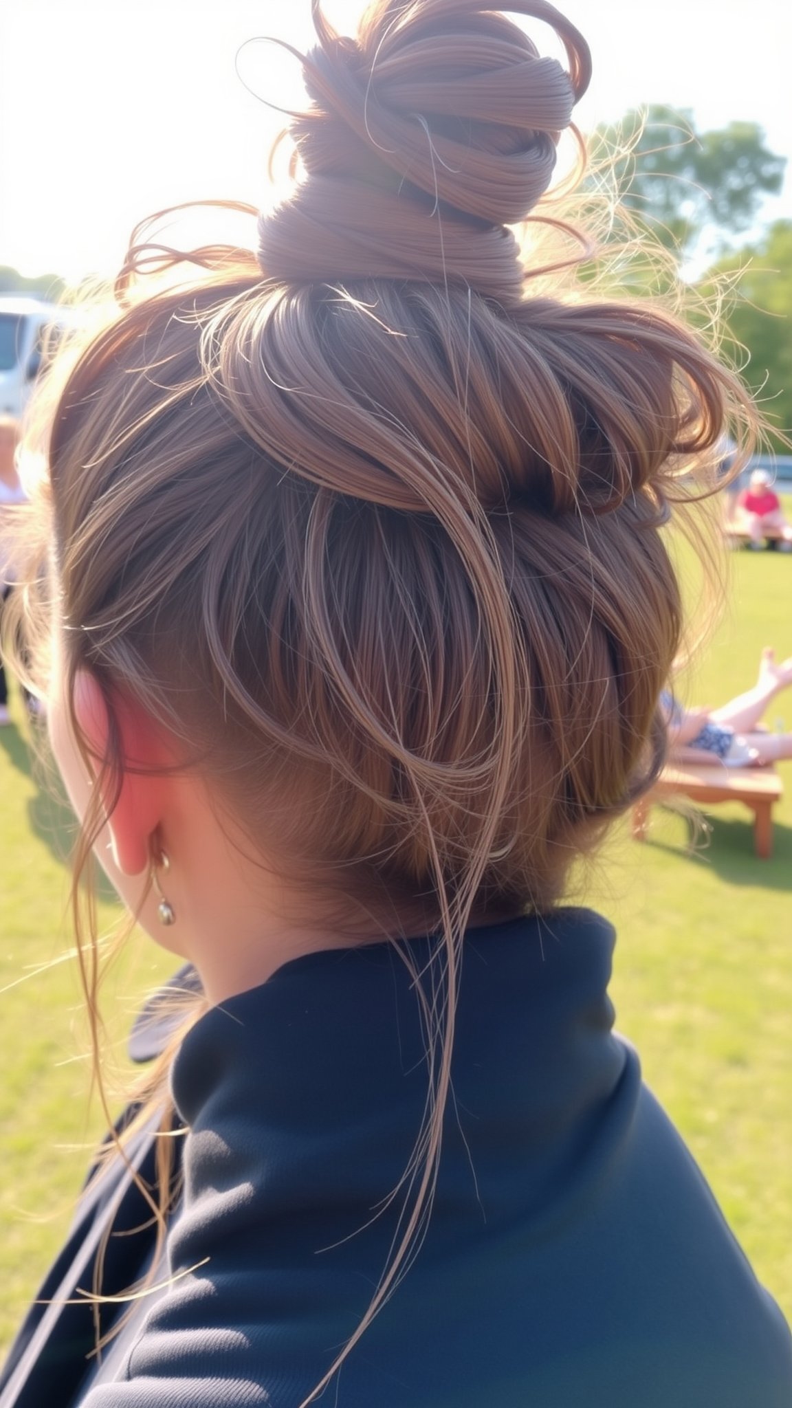 3. Messy Top Knot