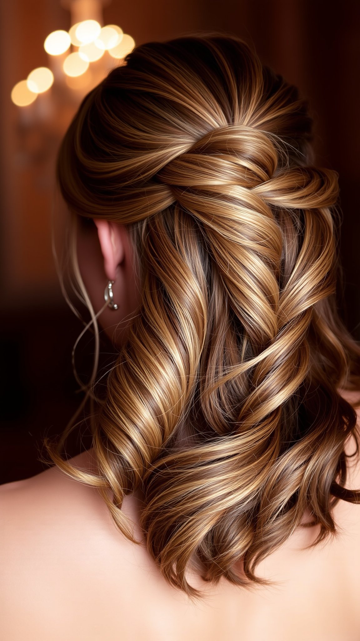 3 romantic half up half down 3. Romantic Half-Up, Half-Down