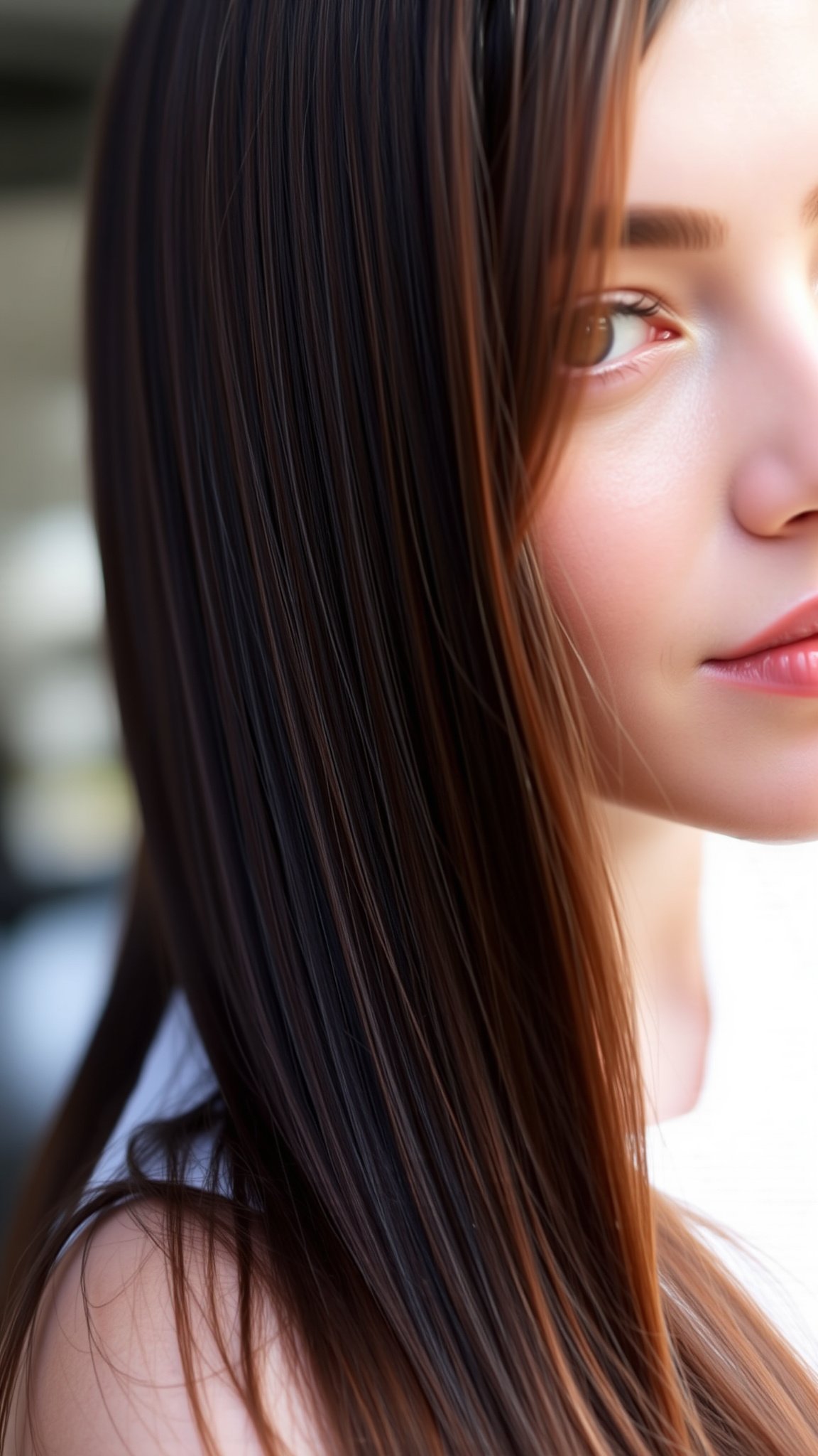 3 simple straight hair 3. Simple Straight Hair