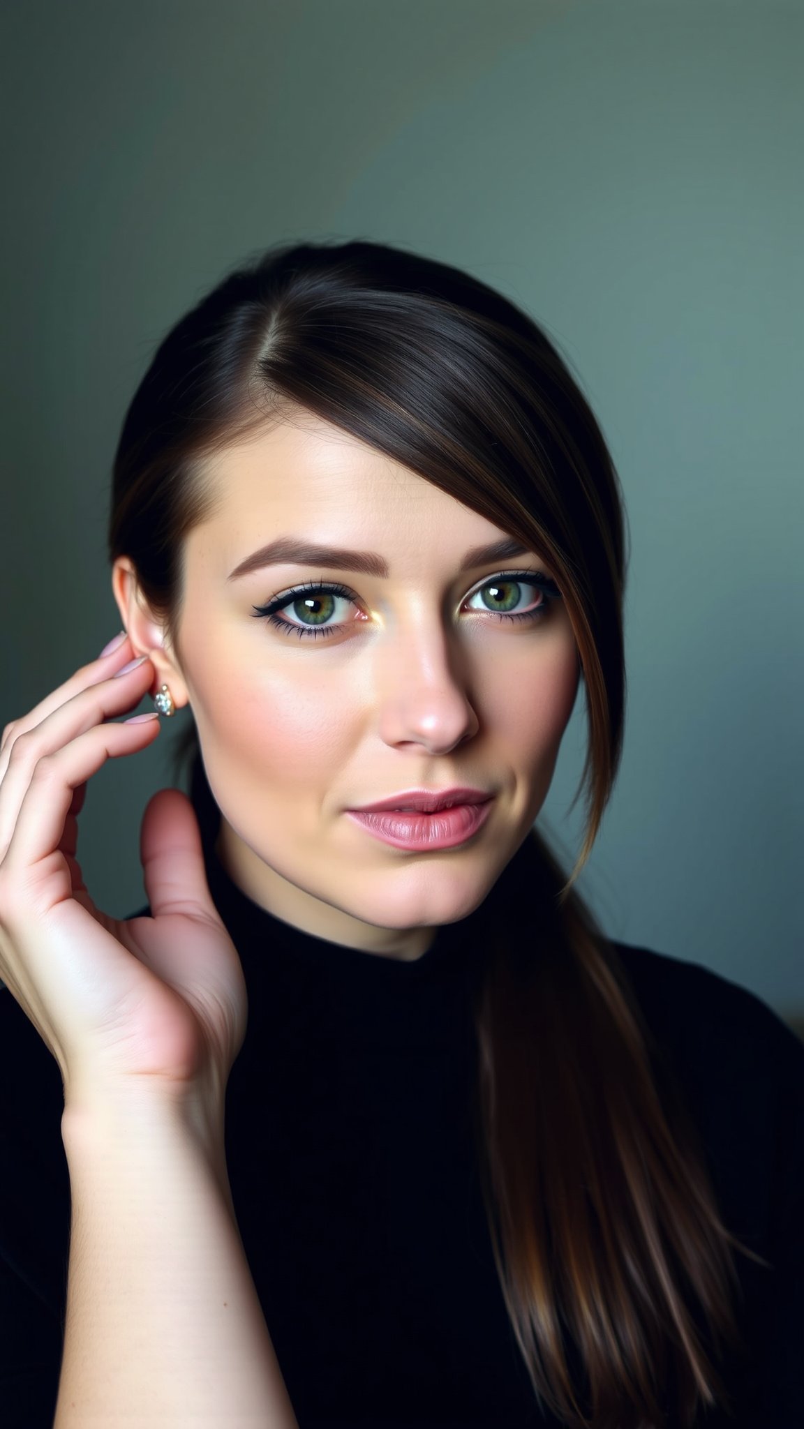 3. Sleek Low Ponytail