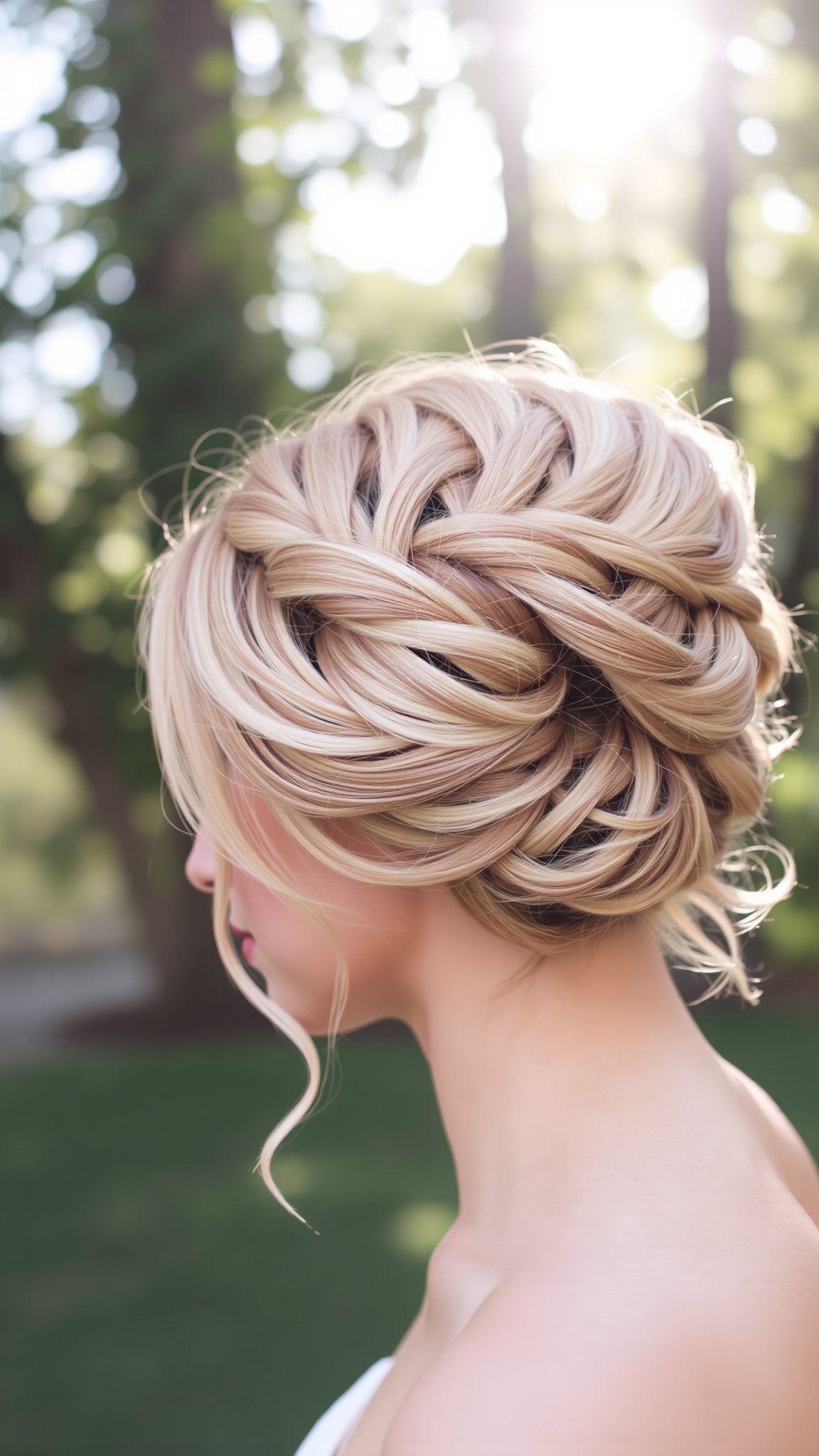 3. Textured Braided Crown