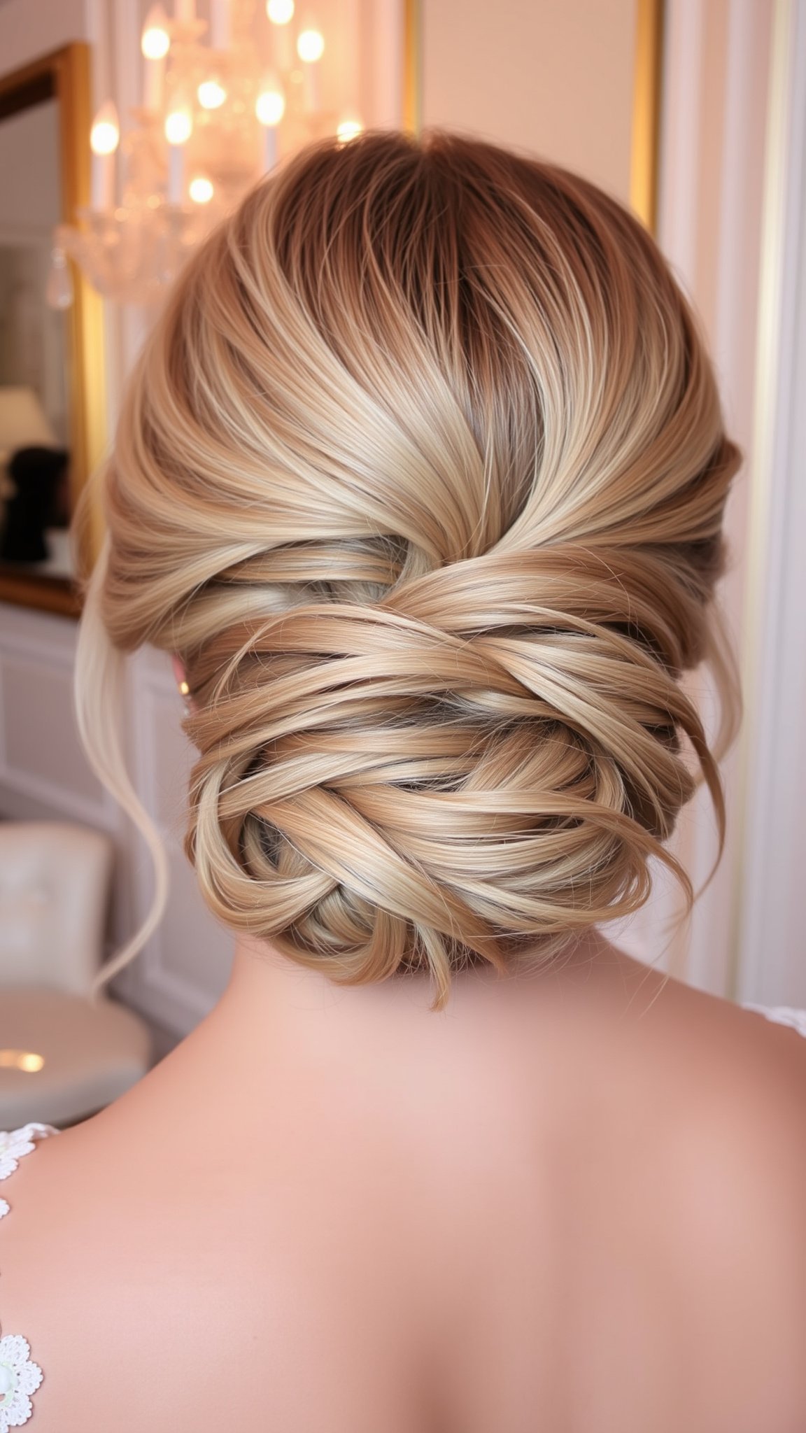 3. Voluminous Chignon