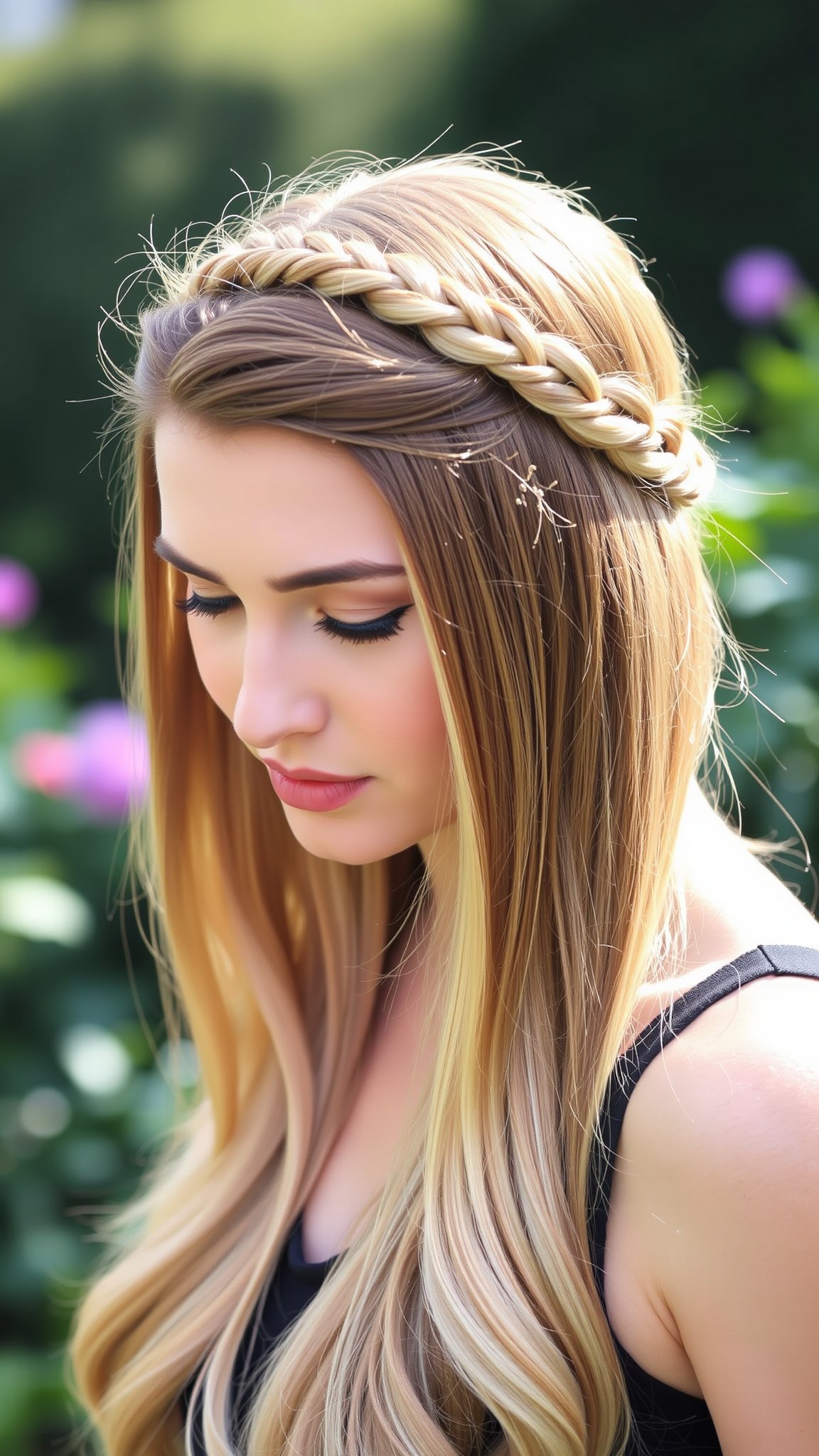 4 braided crown 4 4. Braided Crown