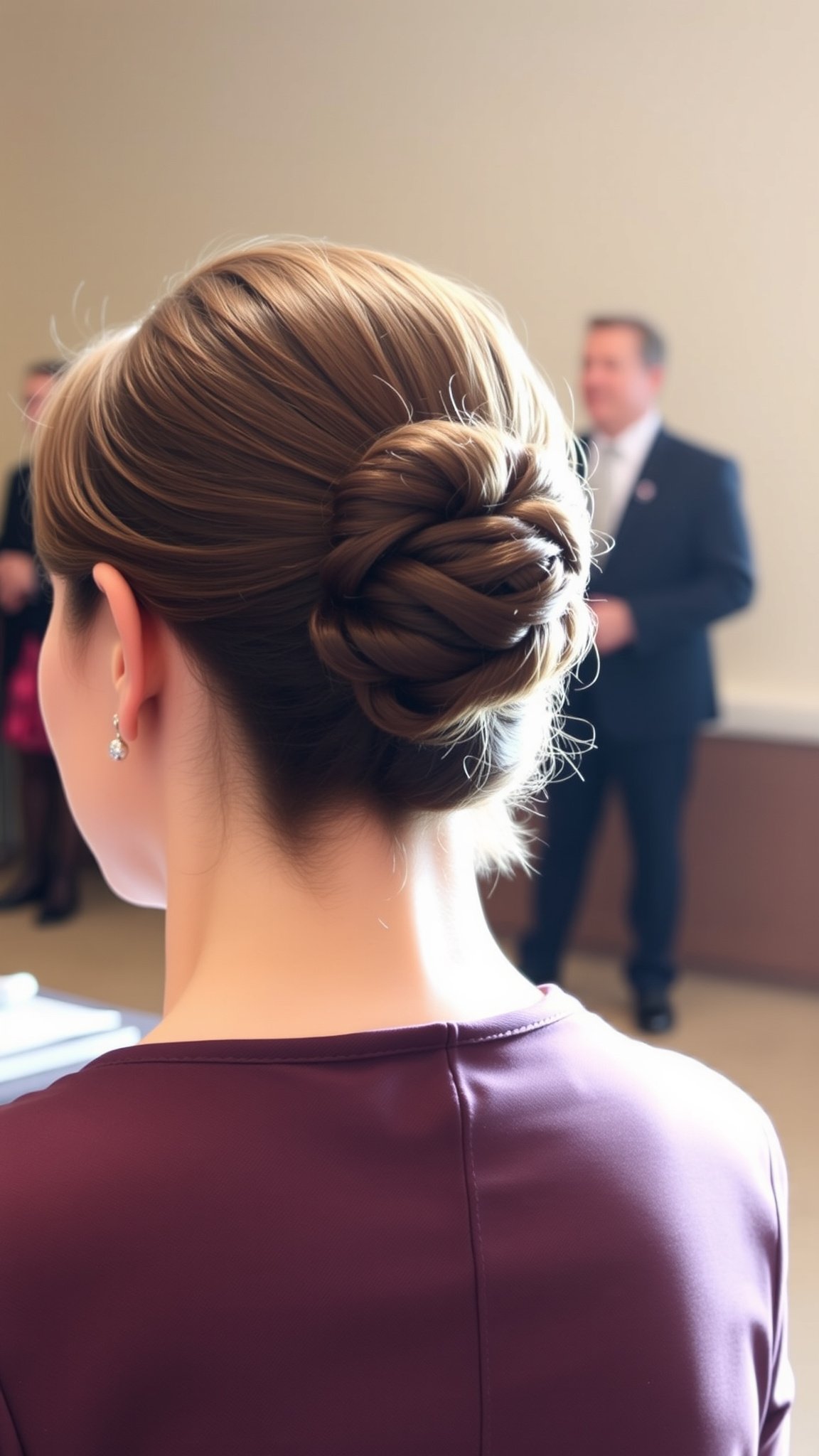 4 classic updo 4. Classic Updo
